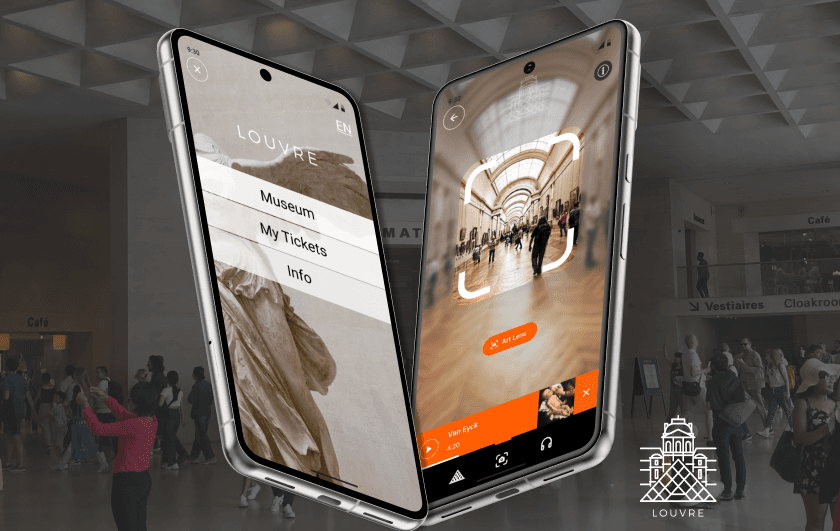 A mockup of a Macbook on a sofa