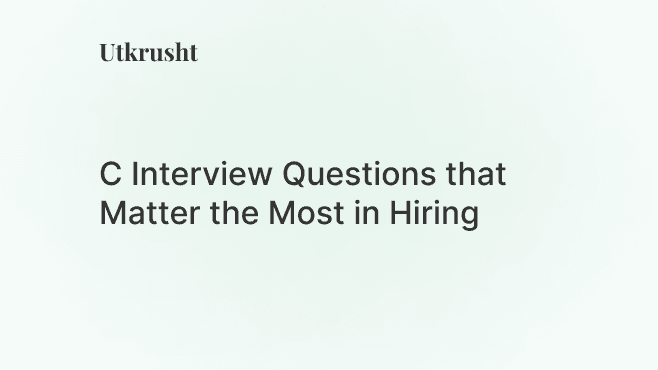 C Interview Questions