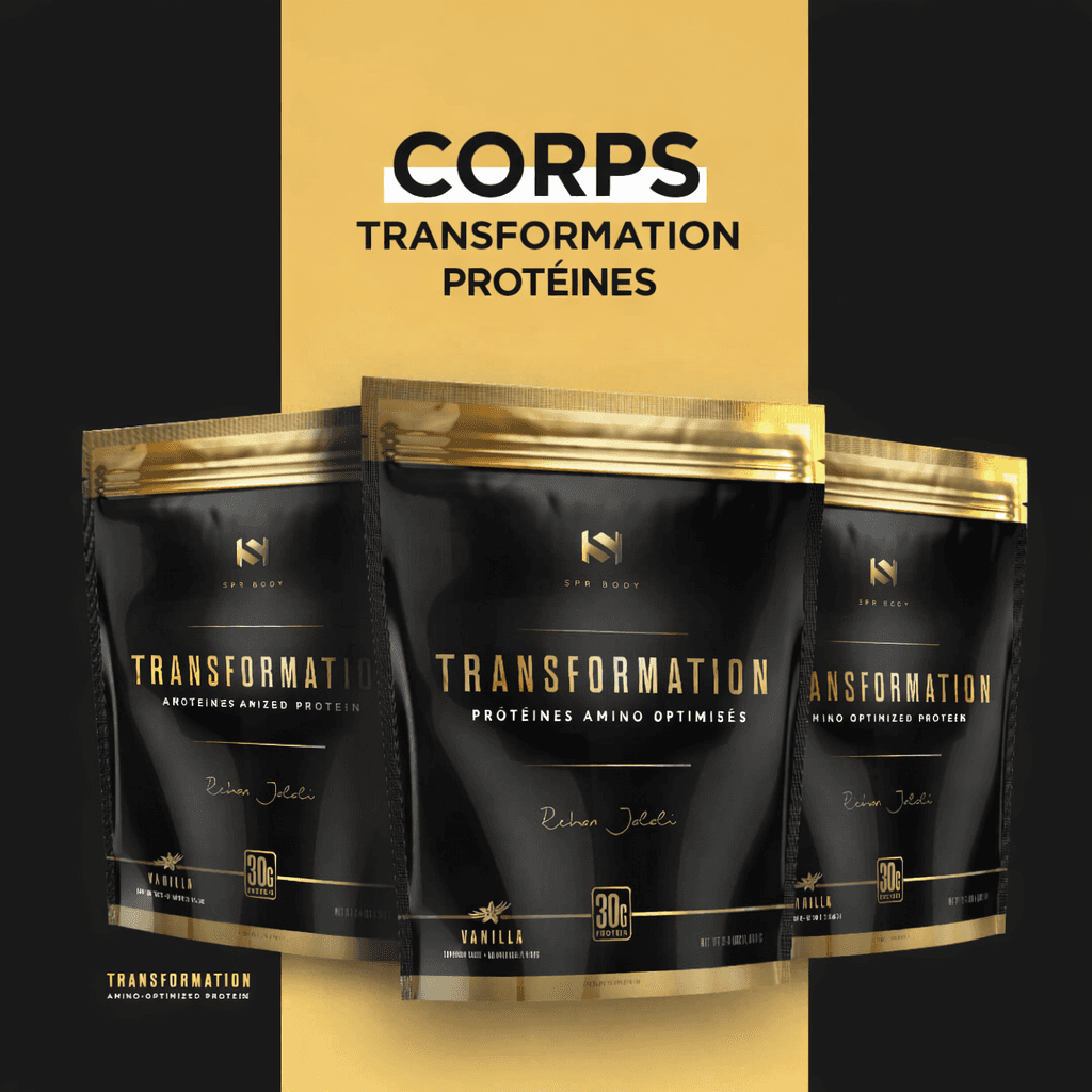 A modern hallway features vibrant teal and orange geometric and leaf patterns, with glossy tiled floors, a large rectangular light fixture, and a small shelf holding a potted plant, all leading to a large, frosted window at the end.