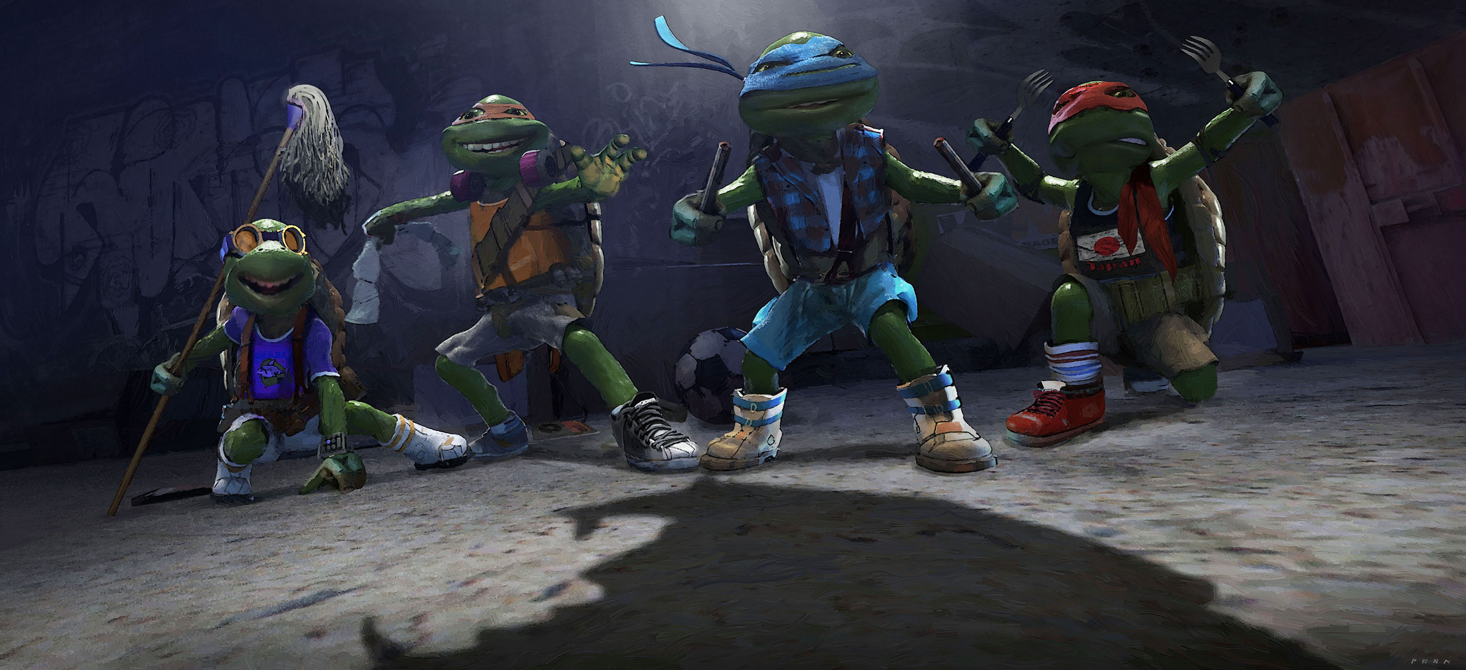 Additional work concept art – large-scale world design for themed storytelling