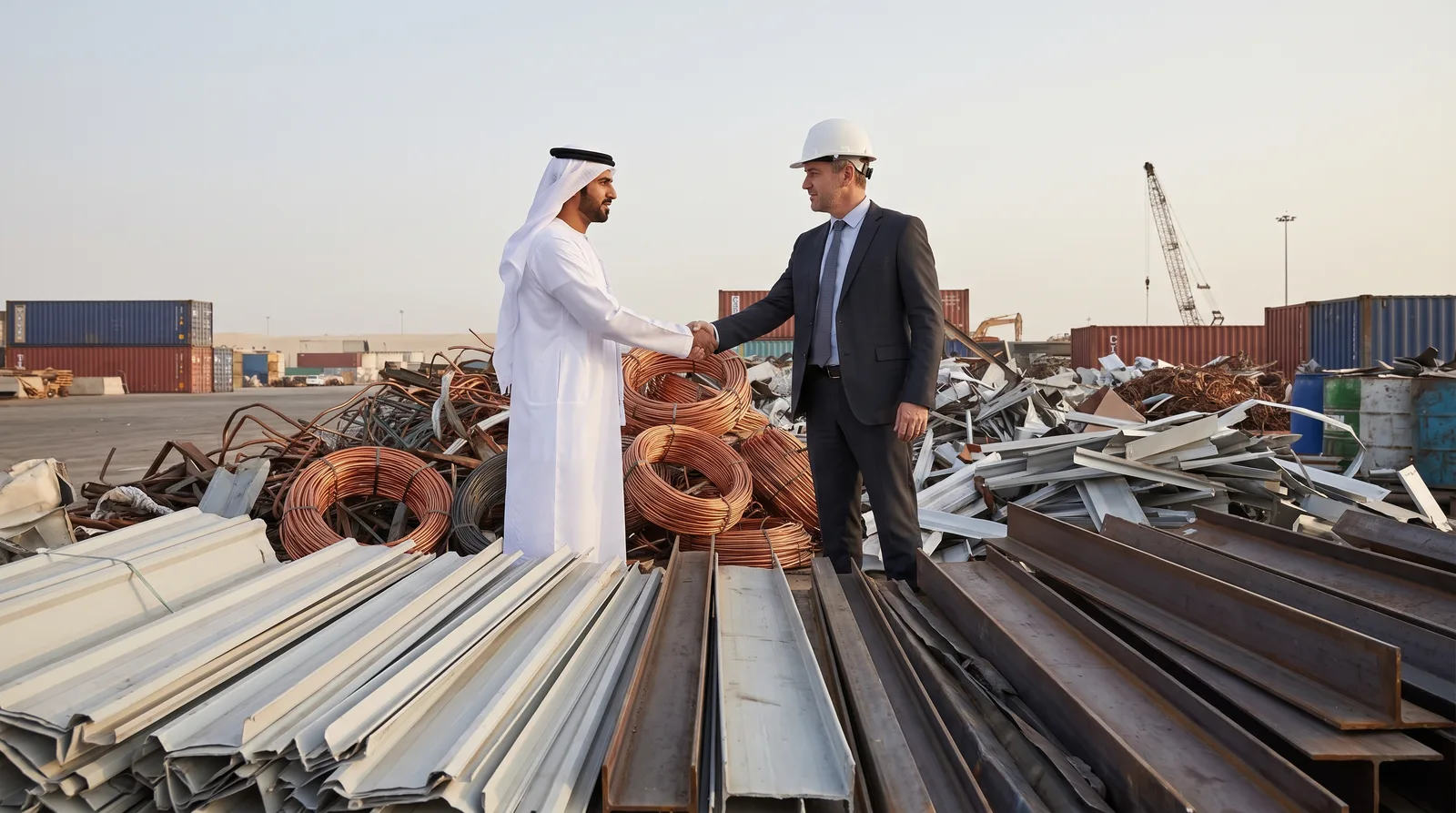 Metal Scrap Trading business at Dubai South Business Hub Free Zone