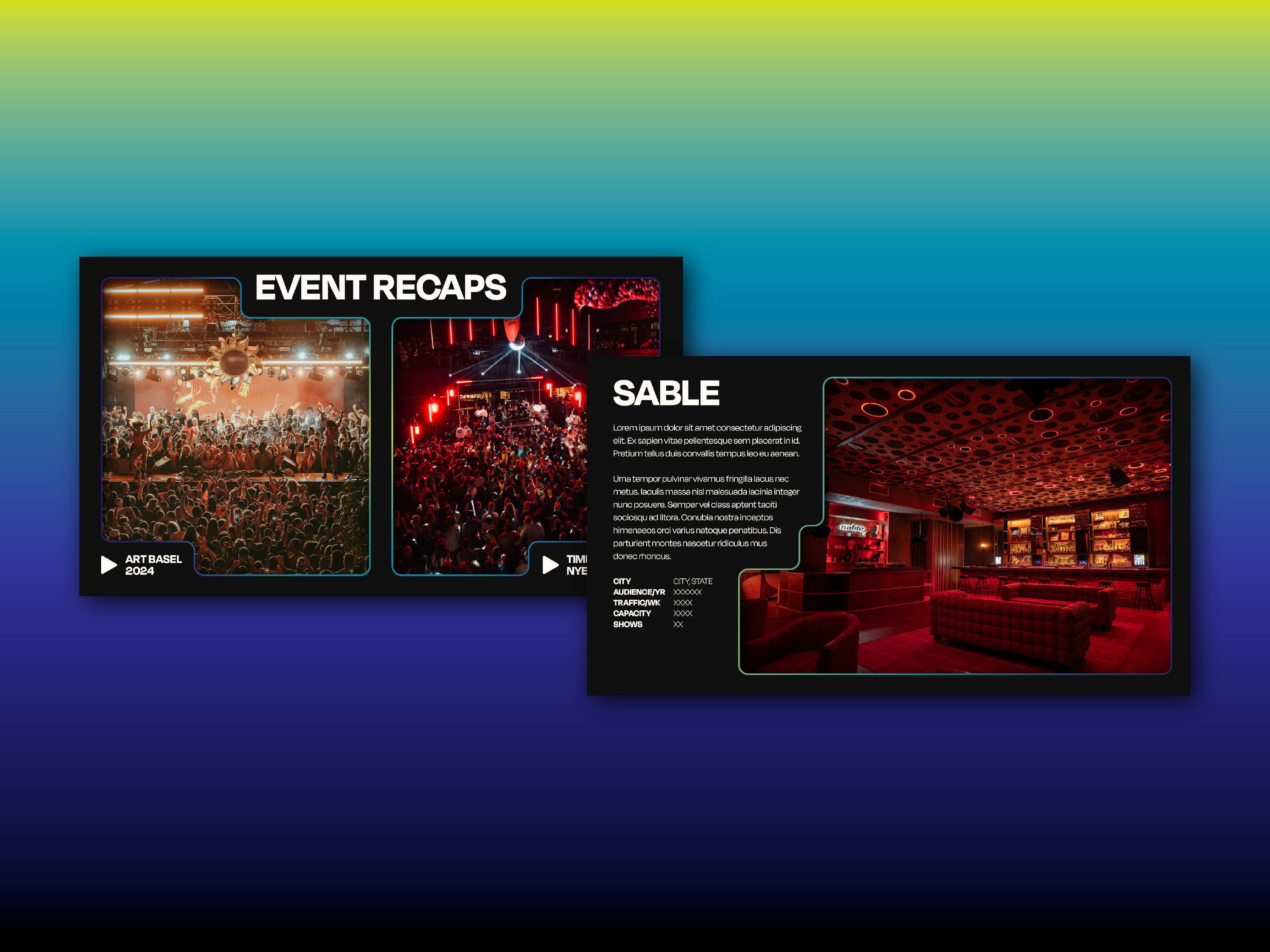 Tablet showing Bloomy UI