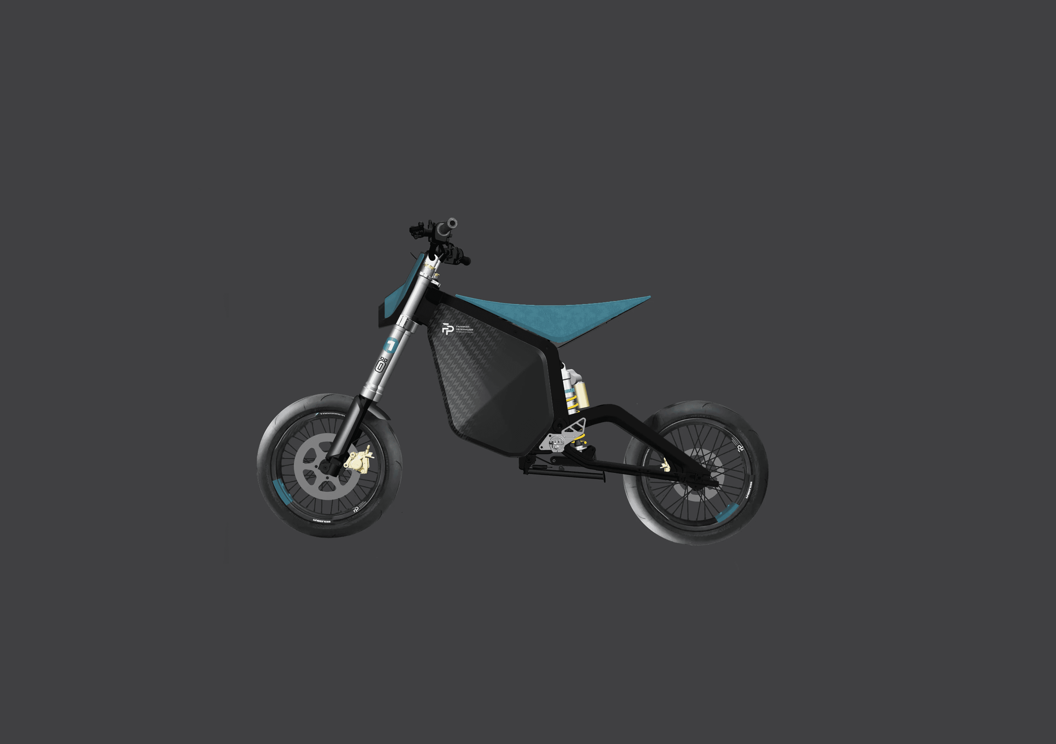 FP Bike Pioneer – Street Rendering of Urban E-Bike by MUNIQ