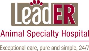 lead er animal specialty hospital logo.