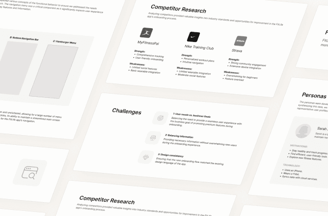 Case study Figma templates