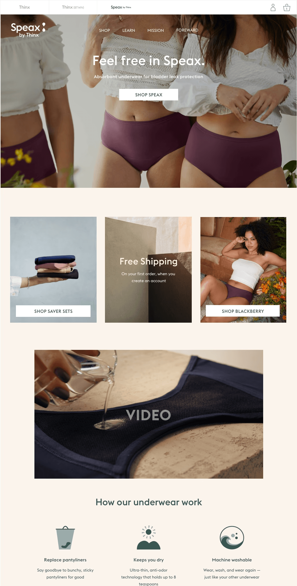 Revised Desktop Speax Homepage