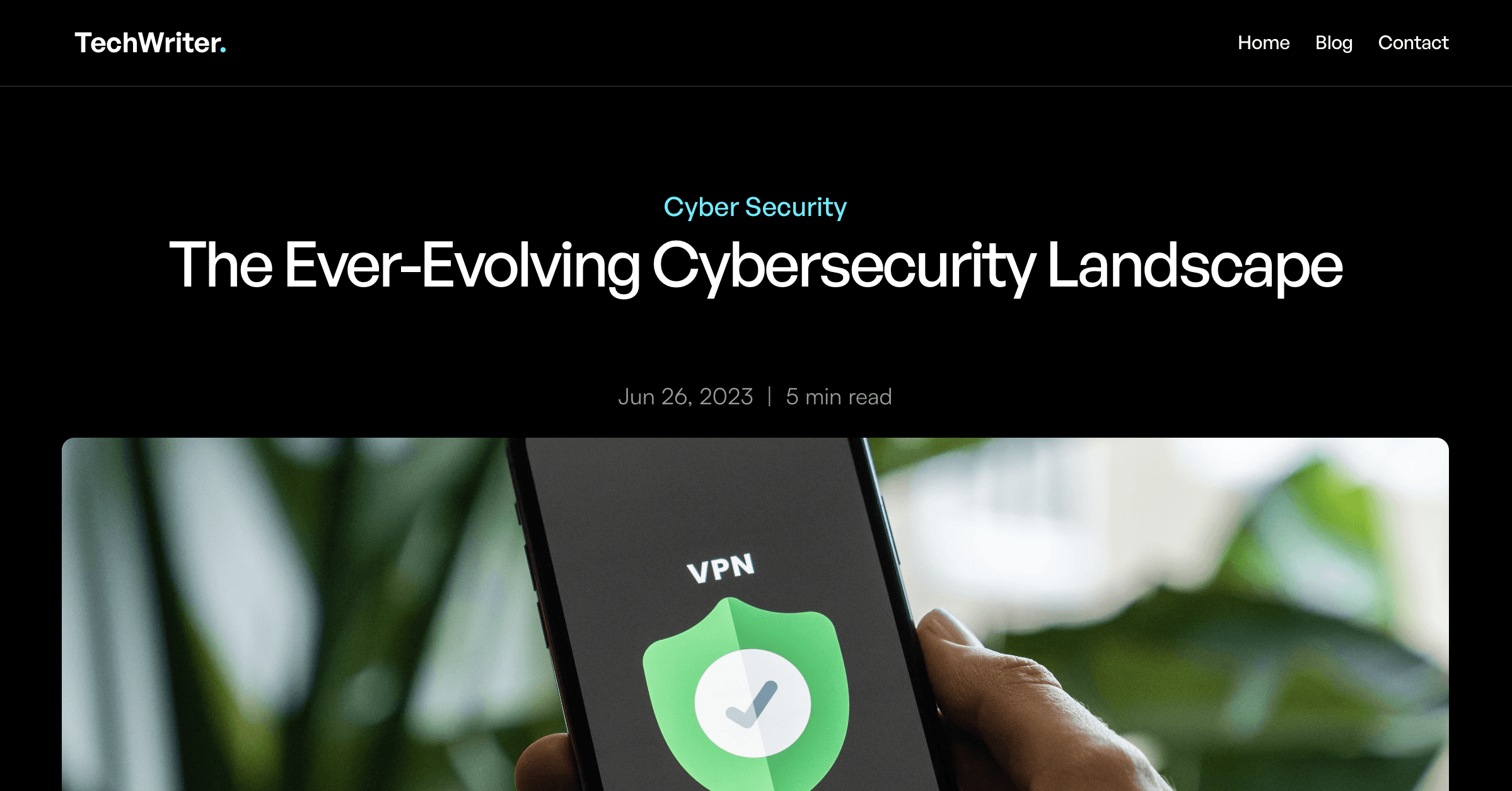 The Ever-Evolving Cybersecurity Landscape