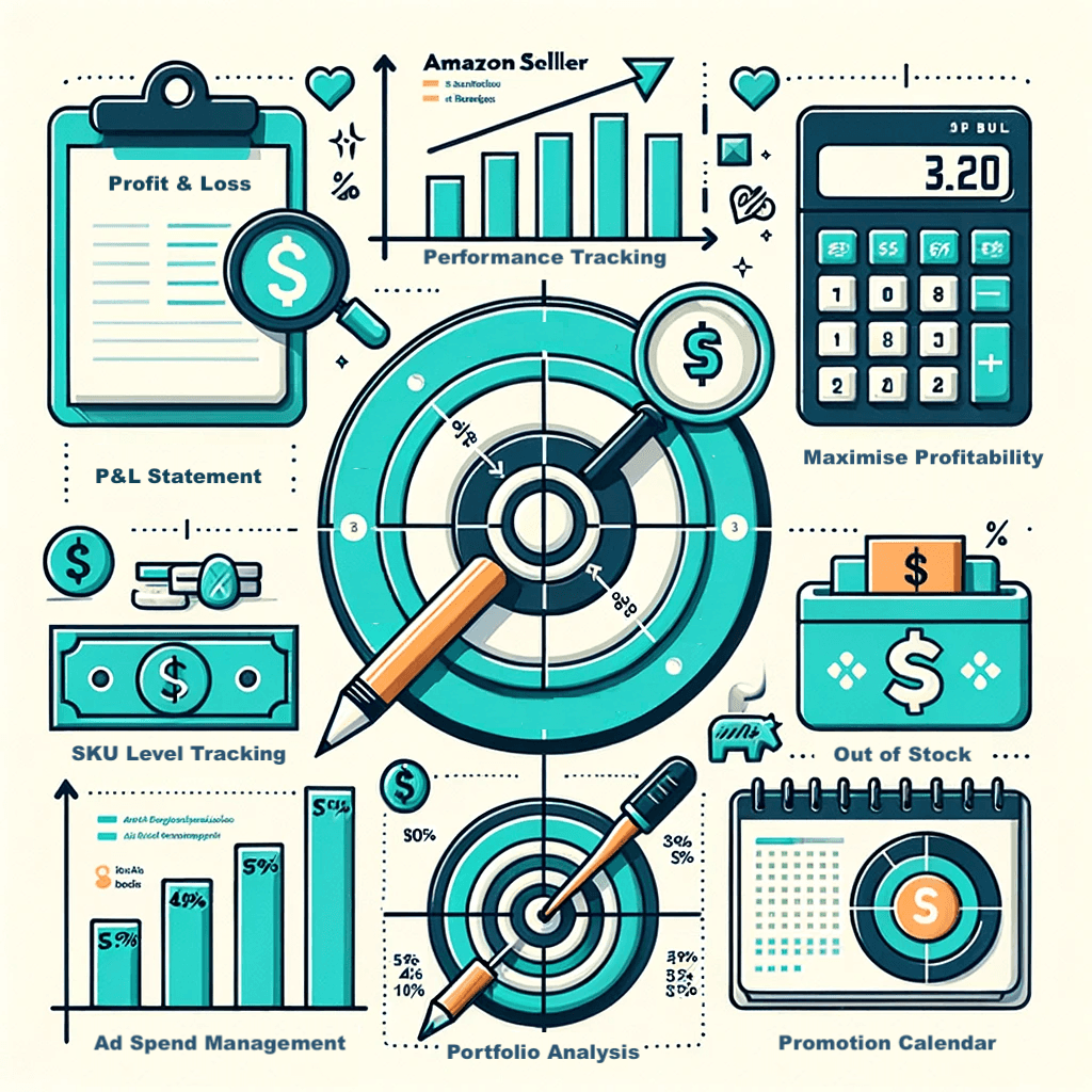 Graphic demonstrating a profit-and-loss statement