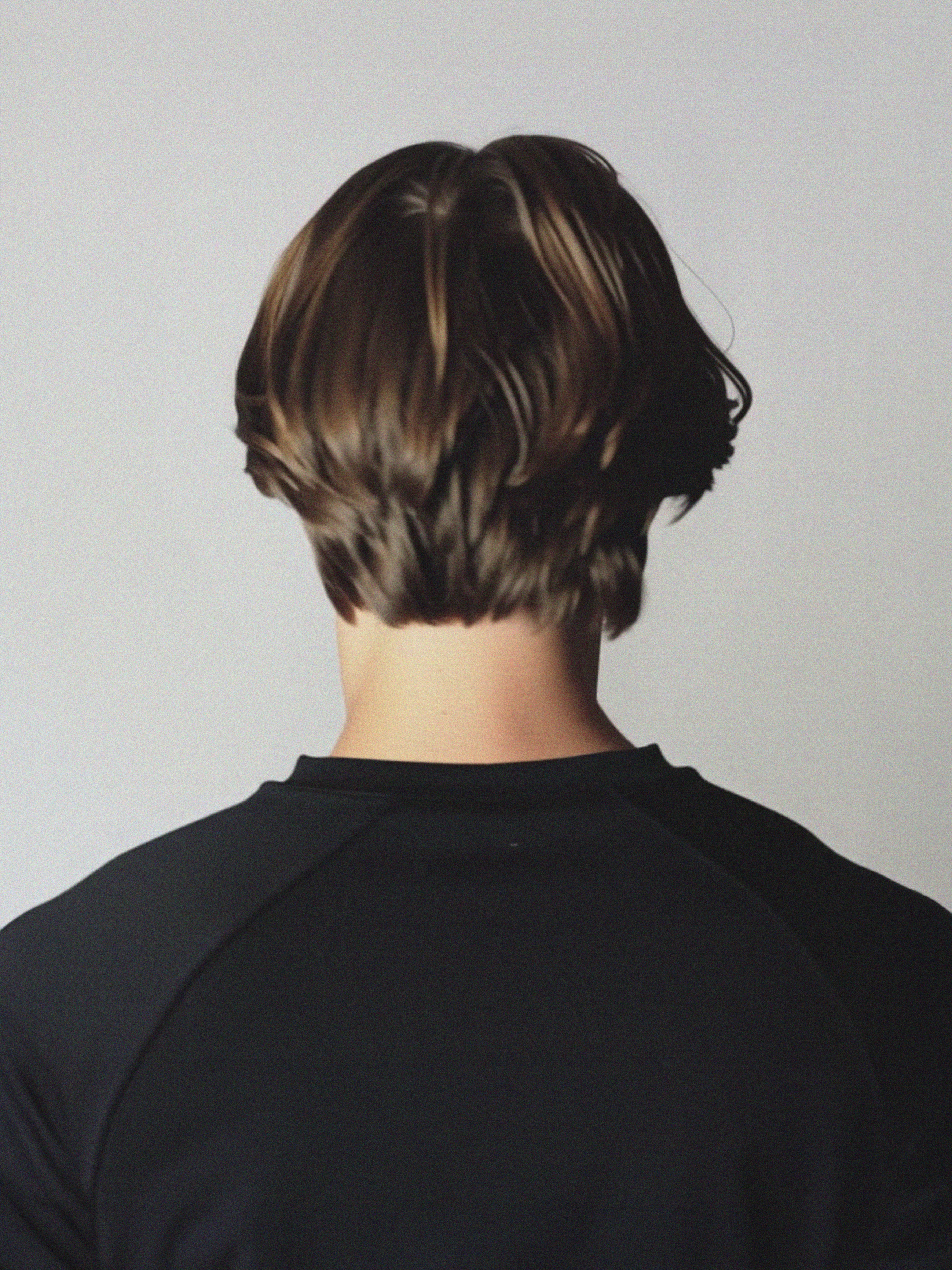 Portrait of portfolio creator – back view