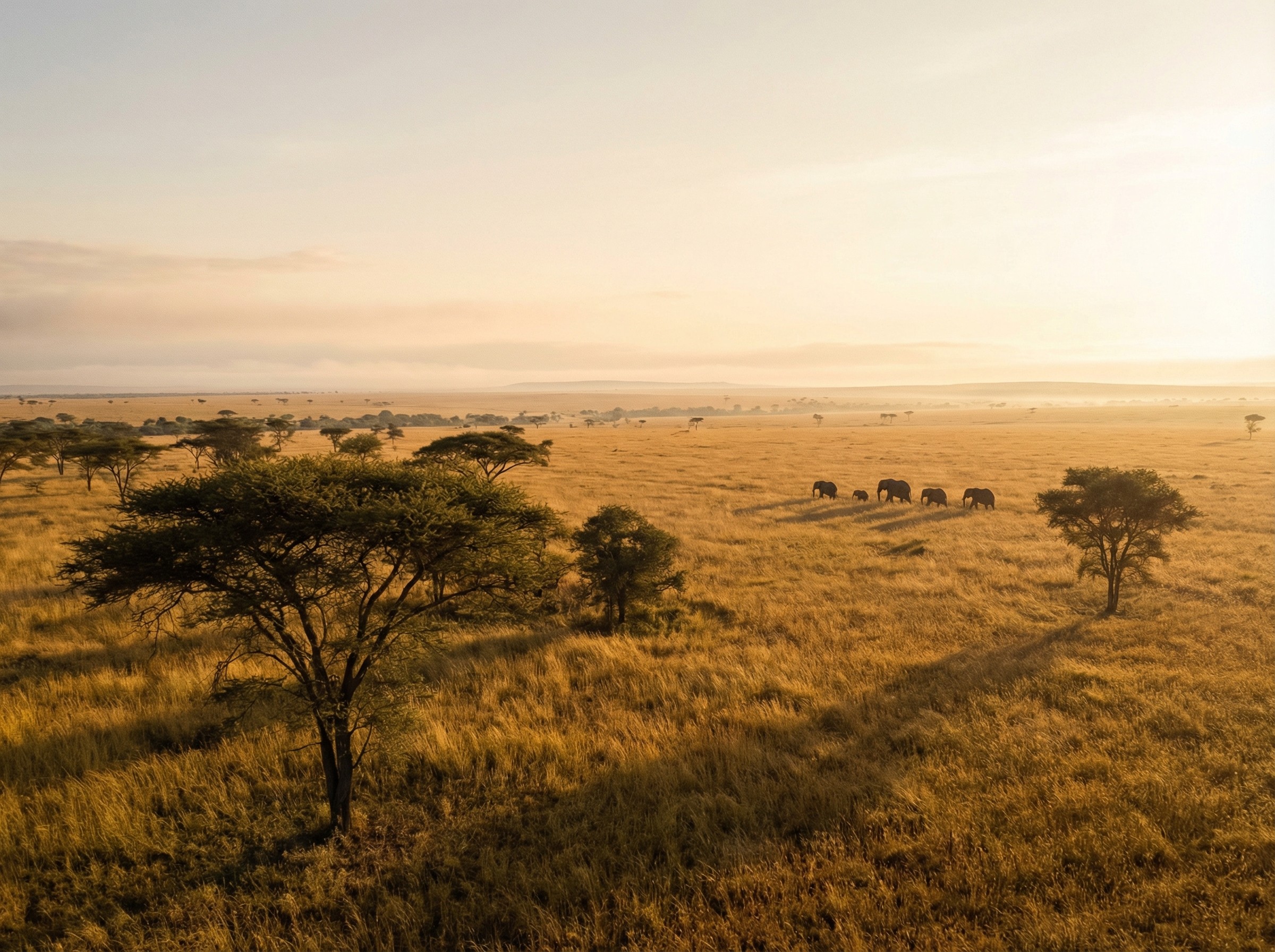 Group of young travelers sitting together in AlUla’s old town, sharing drinks and stories under palm trees on a sunny day.