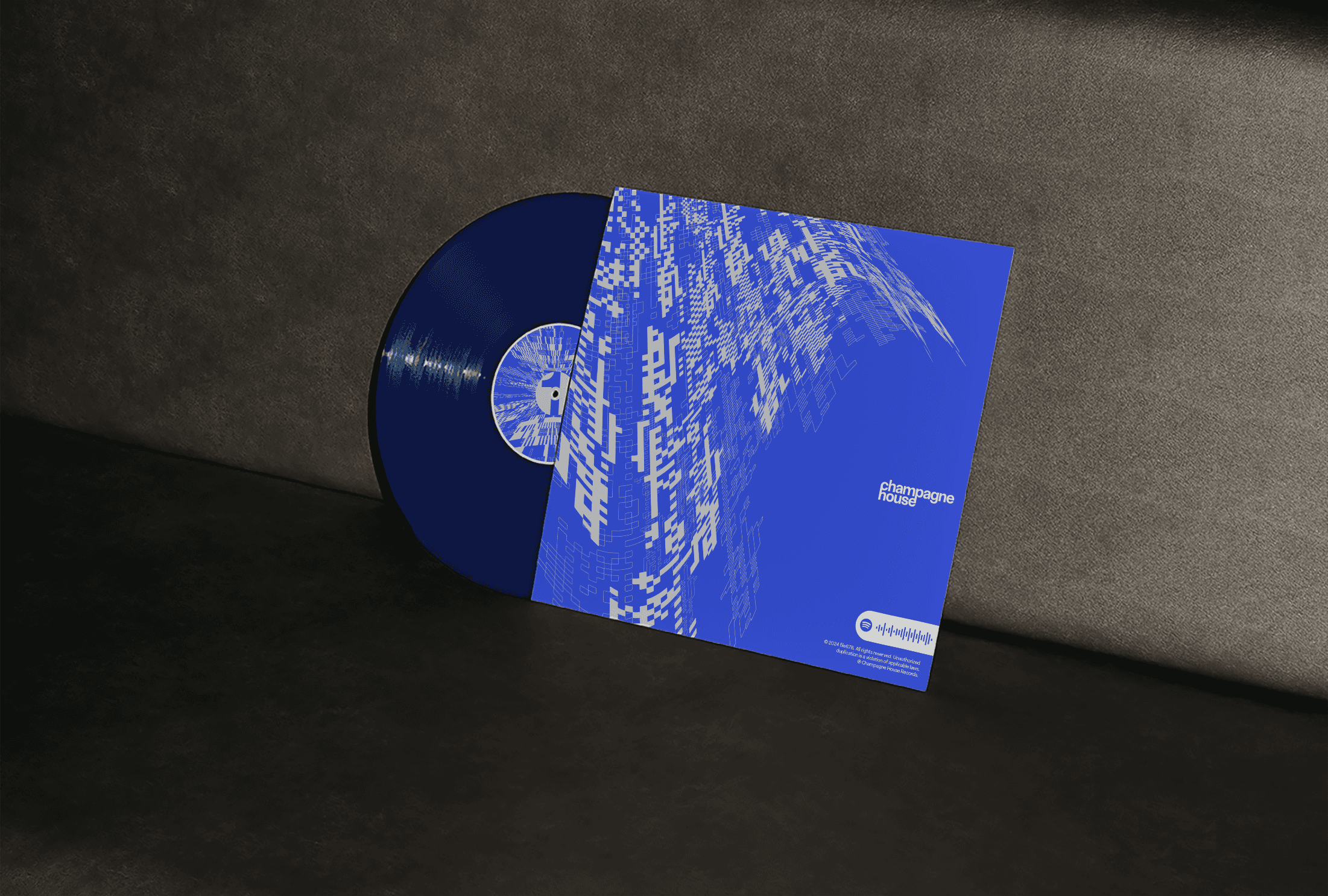 Phone showing Bloomy UI