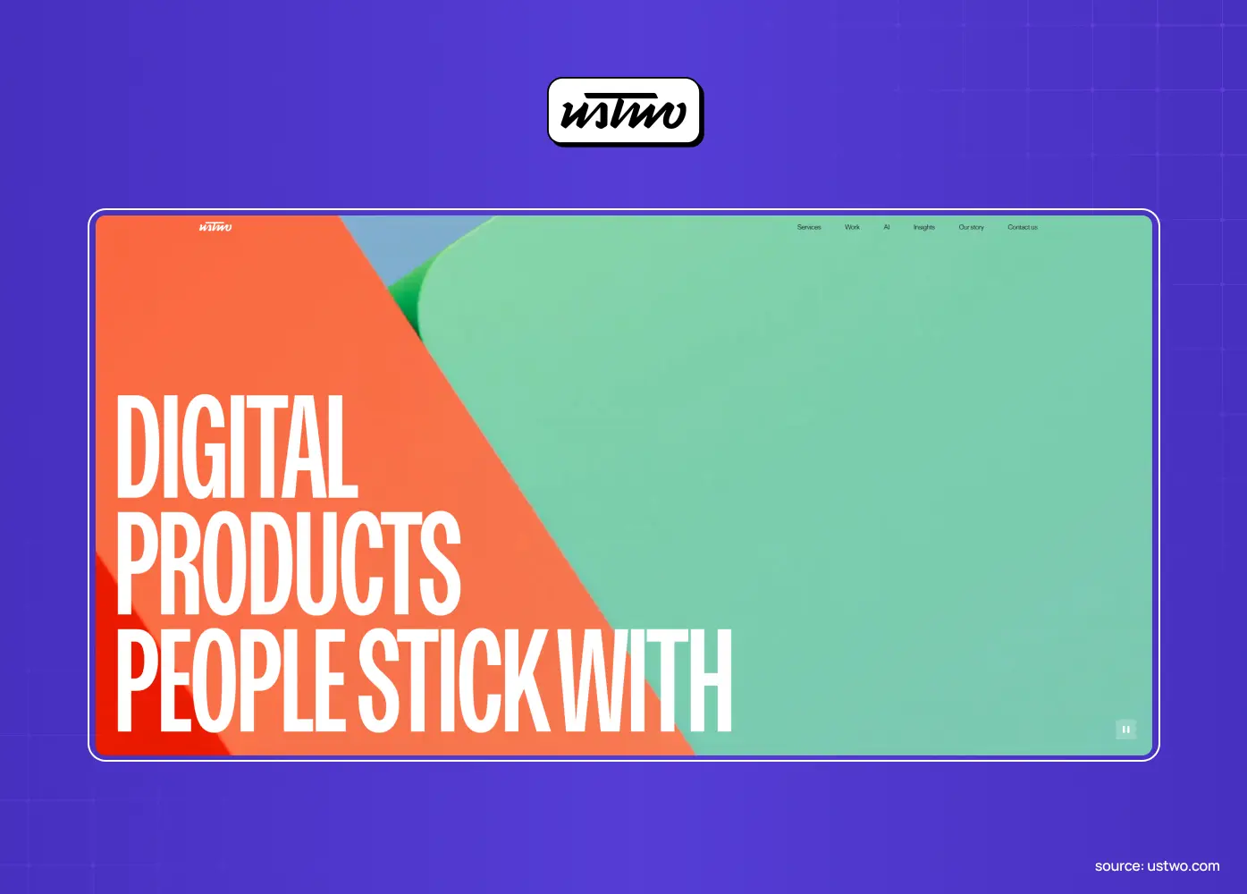 Vibrant landing page with oversized typography, colorful gradients, and a modern editorial layout focused on digital products. 