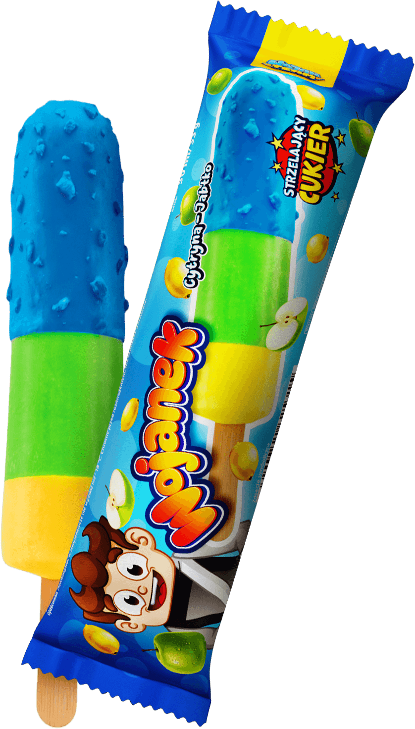Wojanek - lody o smaku cytryna-jabłko