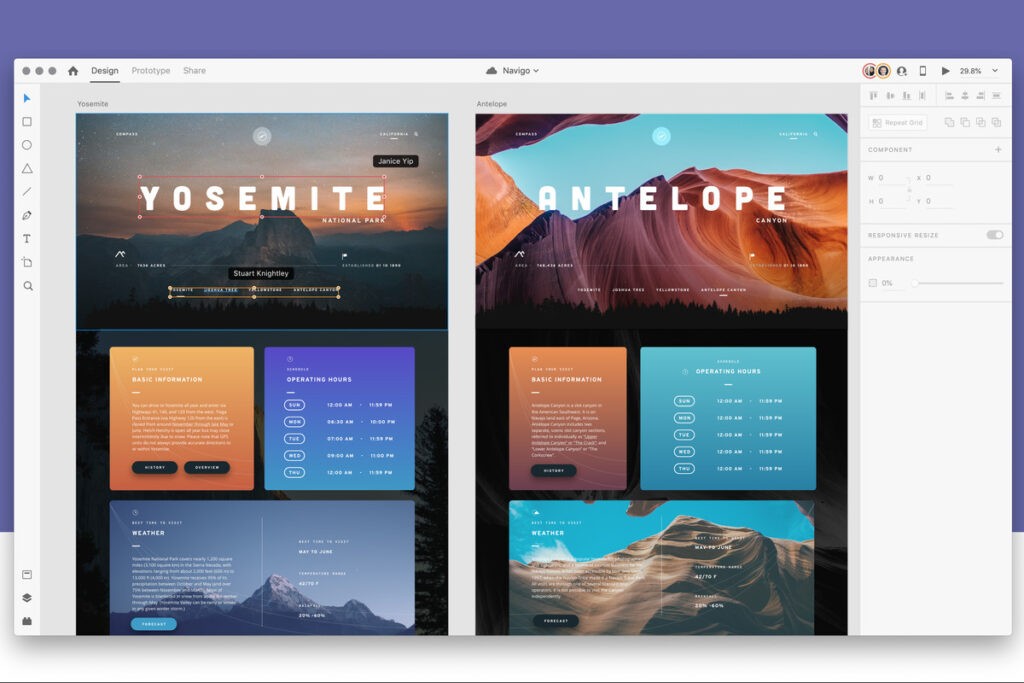 Adobe xd UI design tool