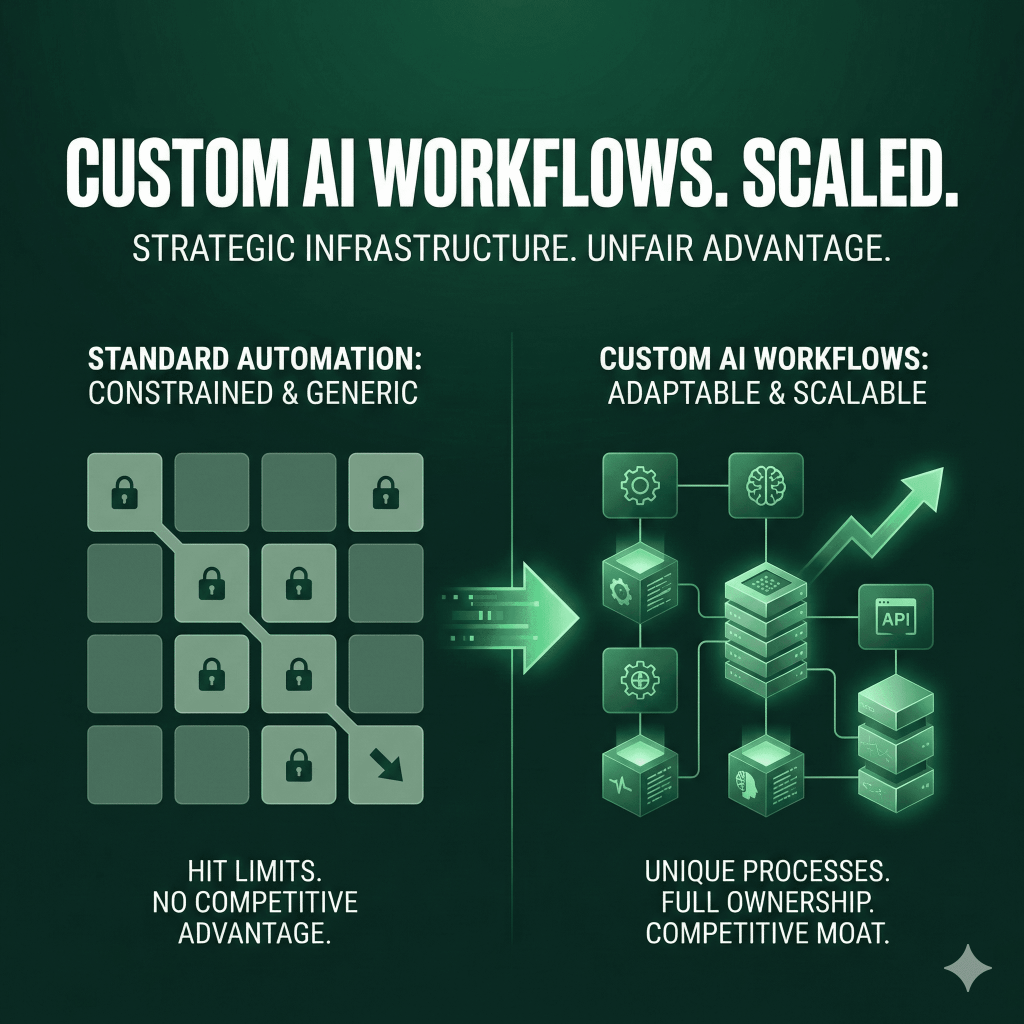 Custom automation workflows