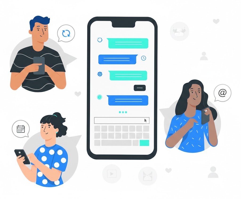 messages template automatique