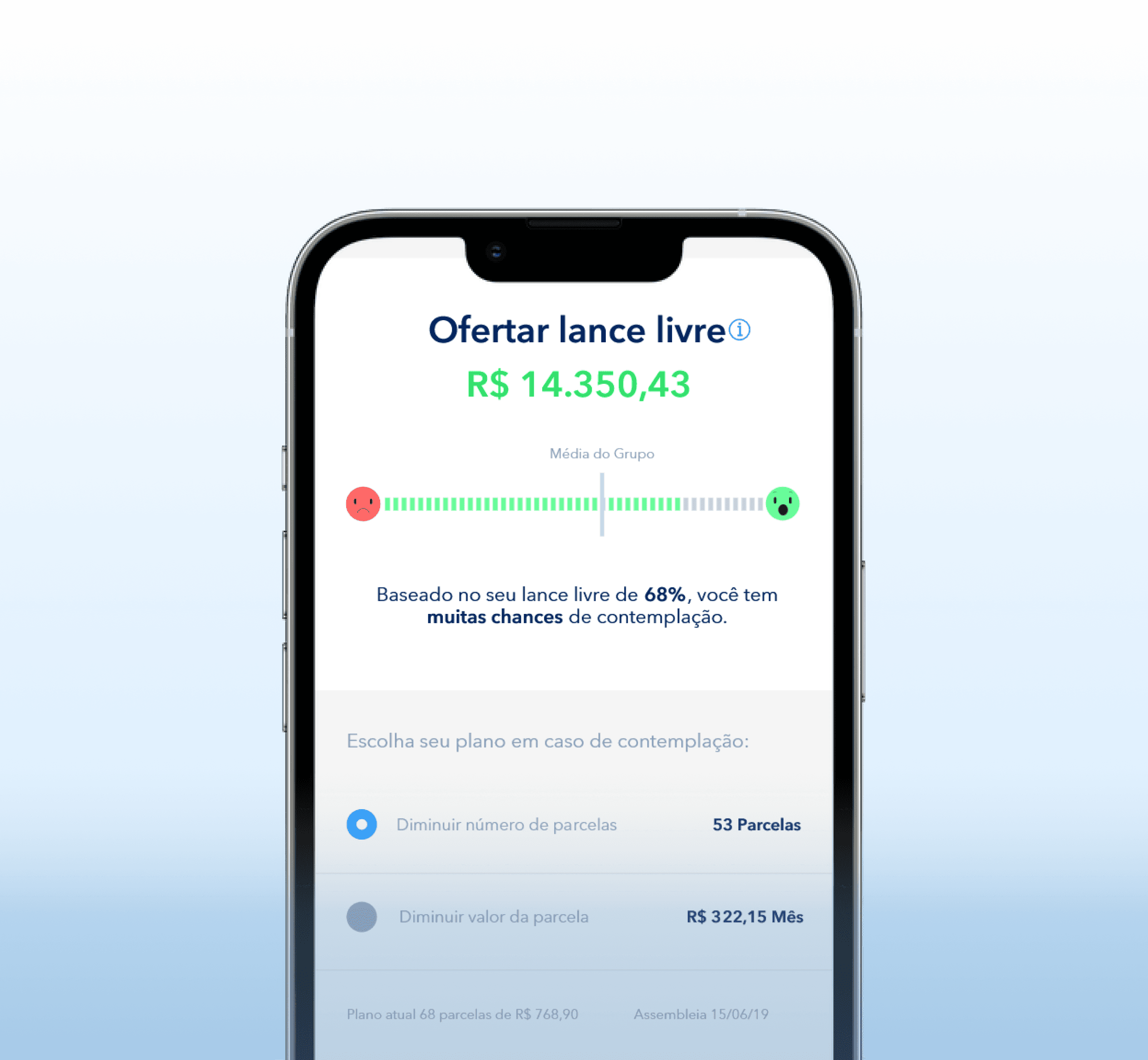 speaker with a half white half green background