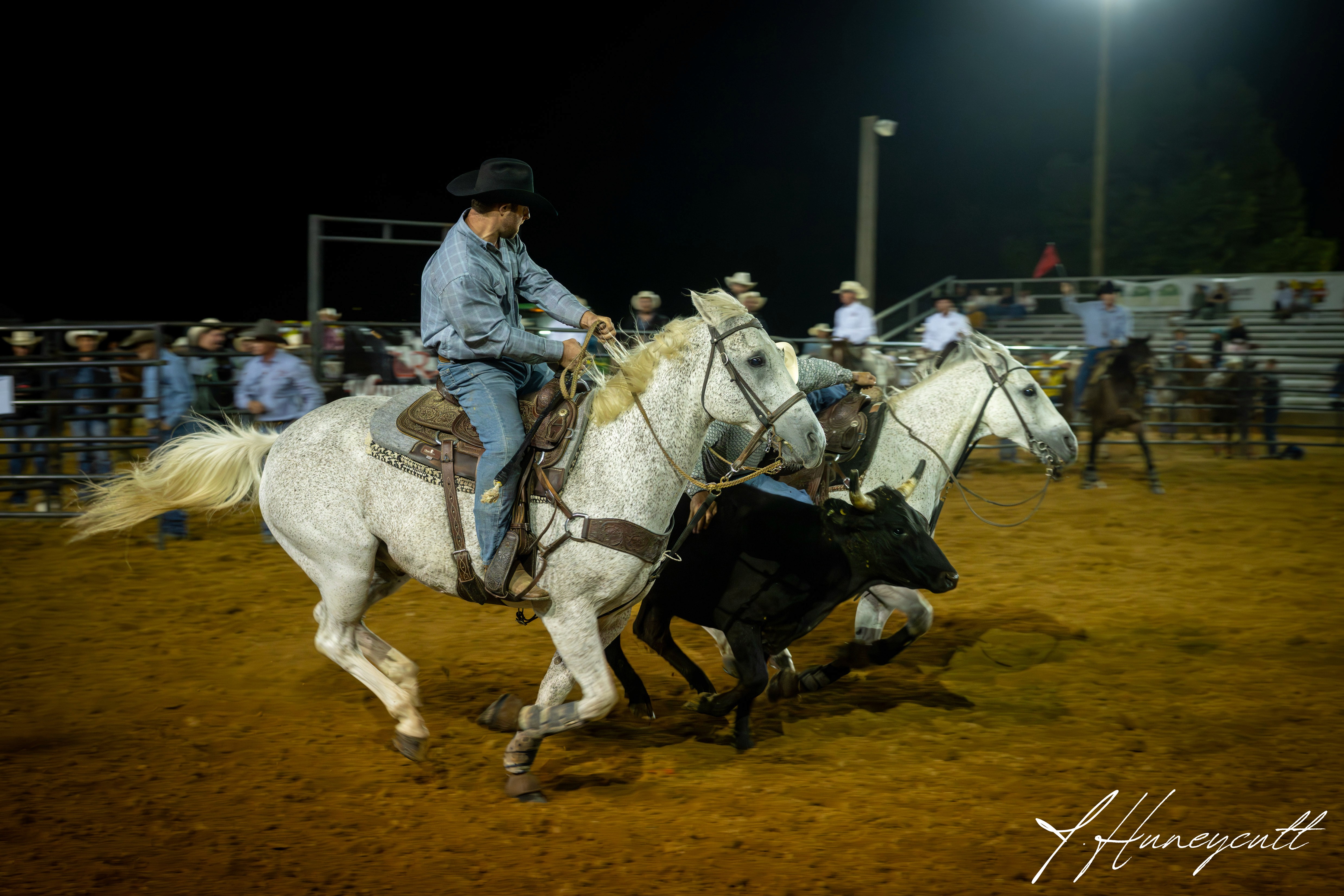 Team Roping at 2025 River City Rodeo