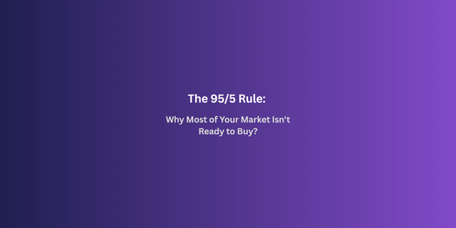 The 95-5 Rule in B2B Marketing