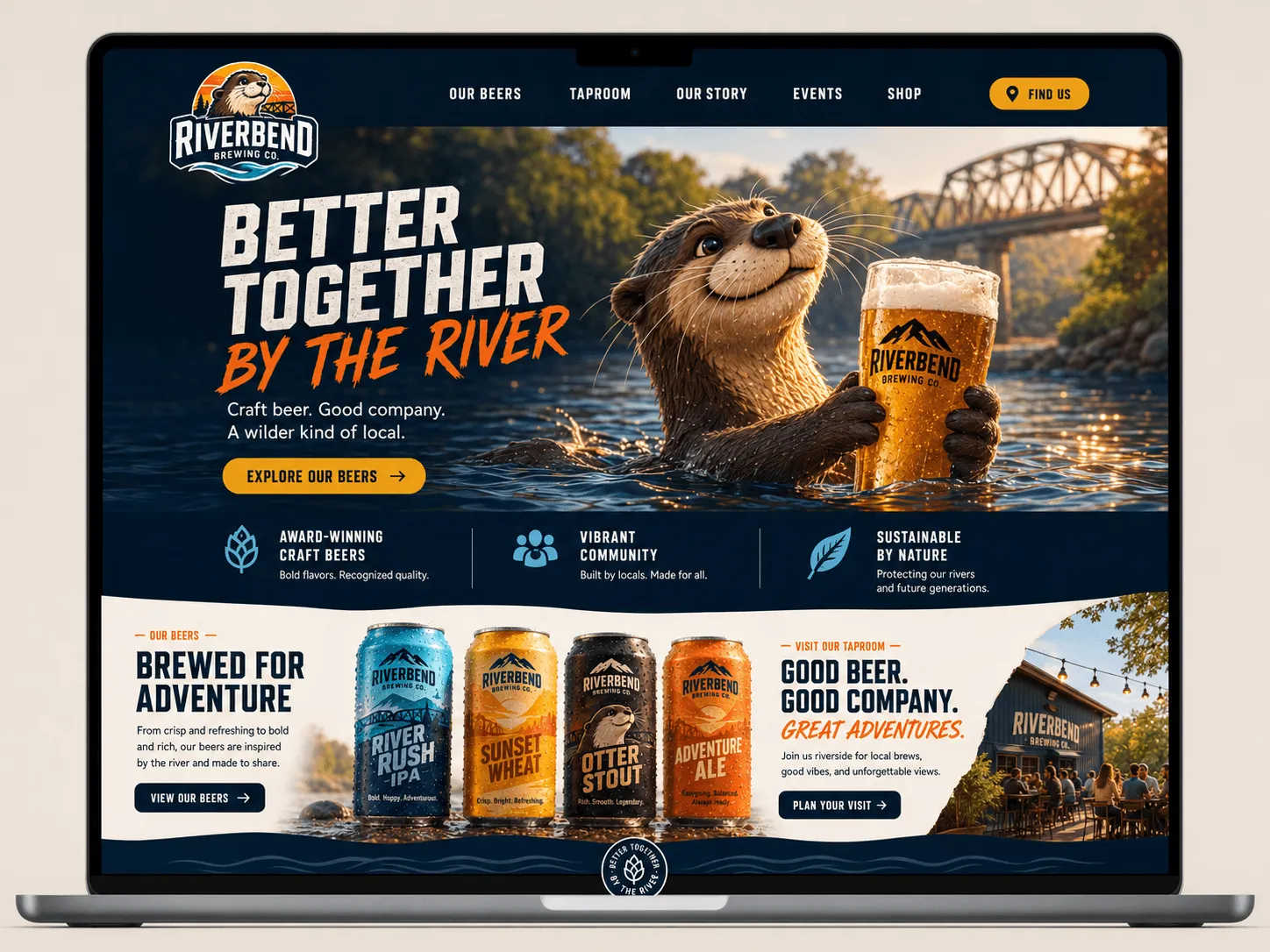 Riverbend Brewing Company Web Preview