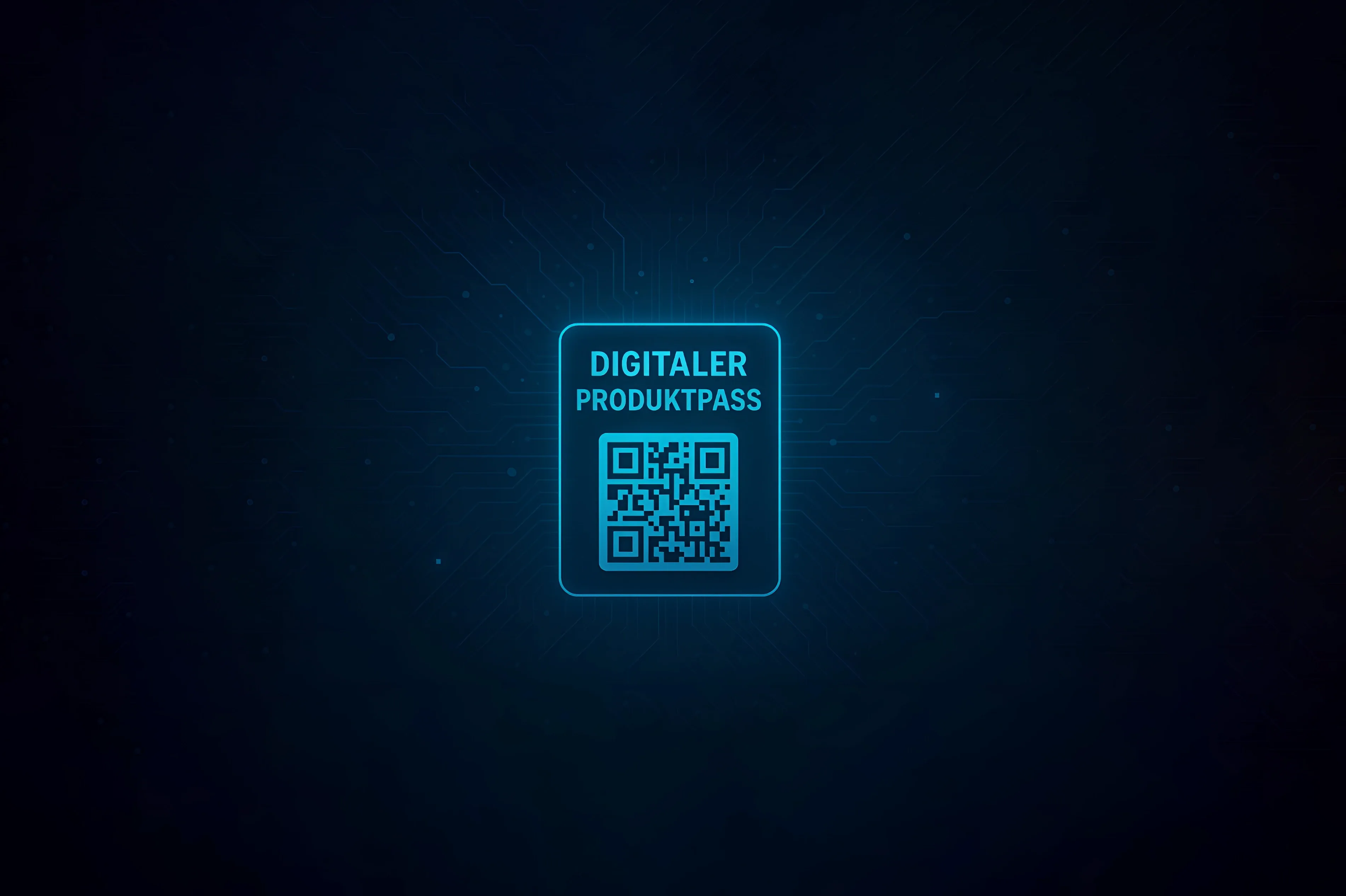 Digitaler Produktpass mit QR-Code – Symbol für Produkttransparenz und Nachhaltigkeitsinformationen