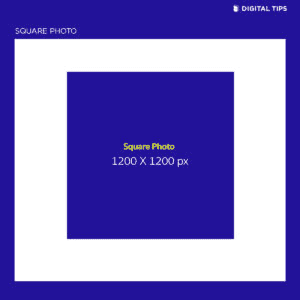 ขนาดรูป Facebook แนวจัตุรัสมีความทันสมัย