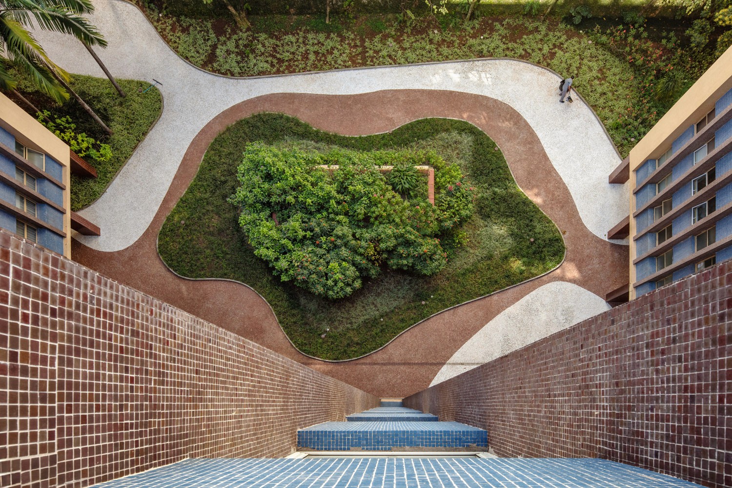 Up view of garden details