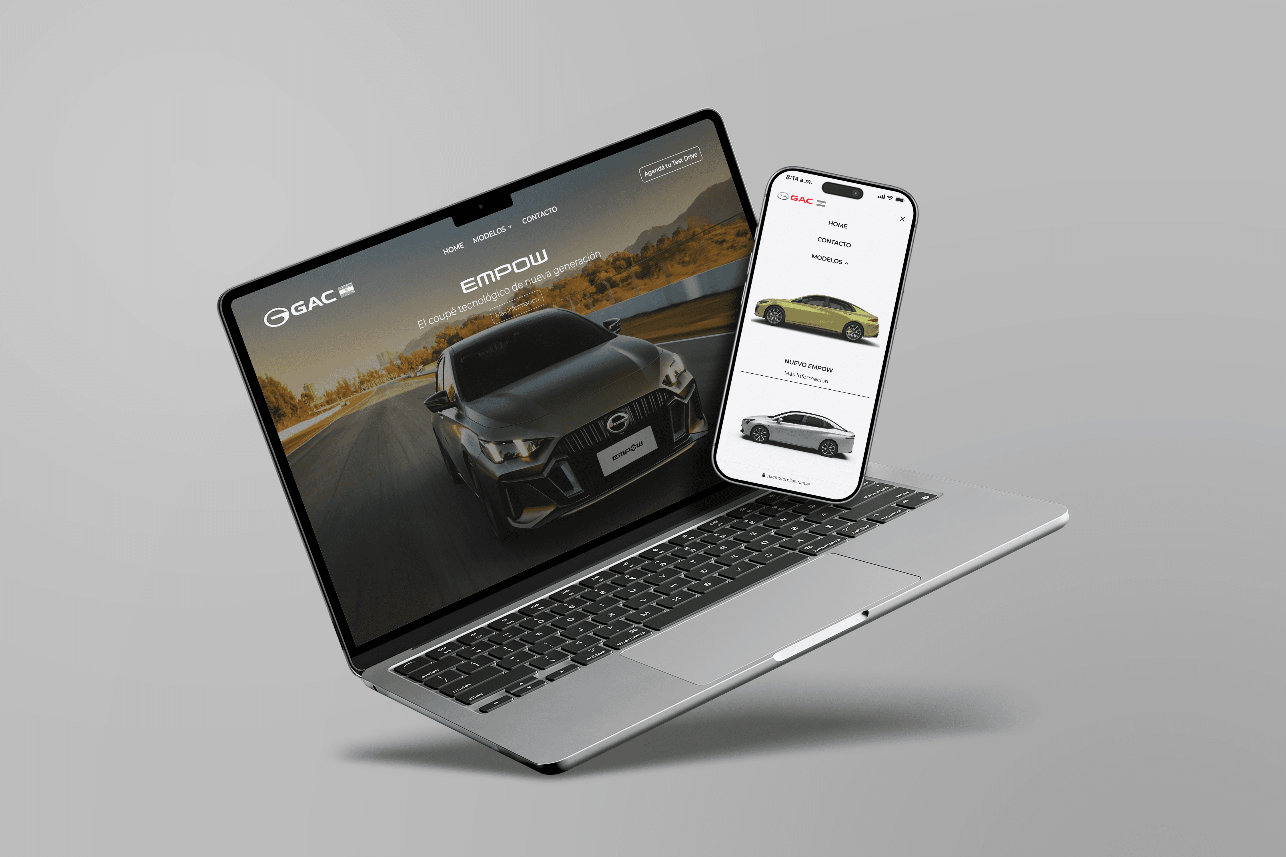 Gac motor pilar sitio web