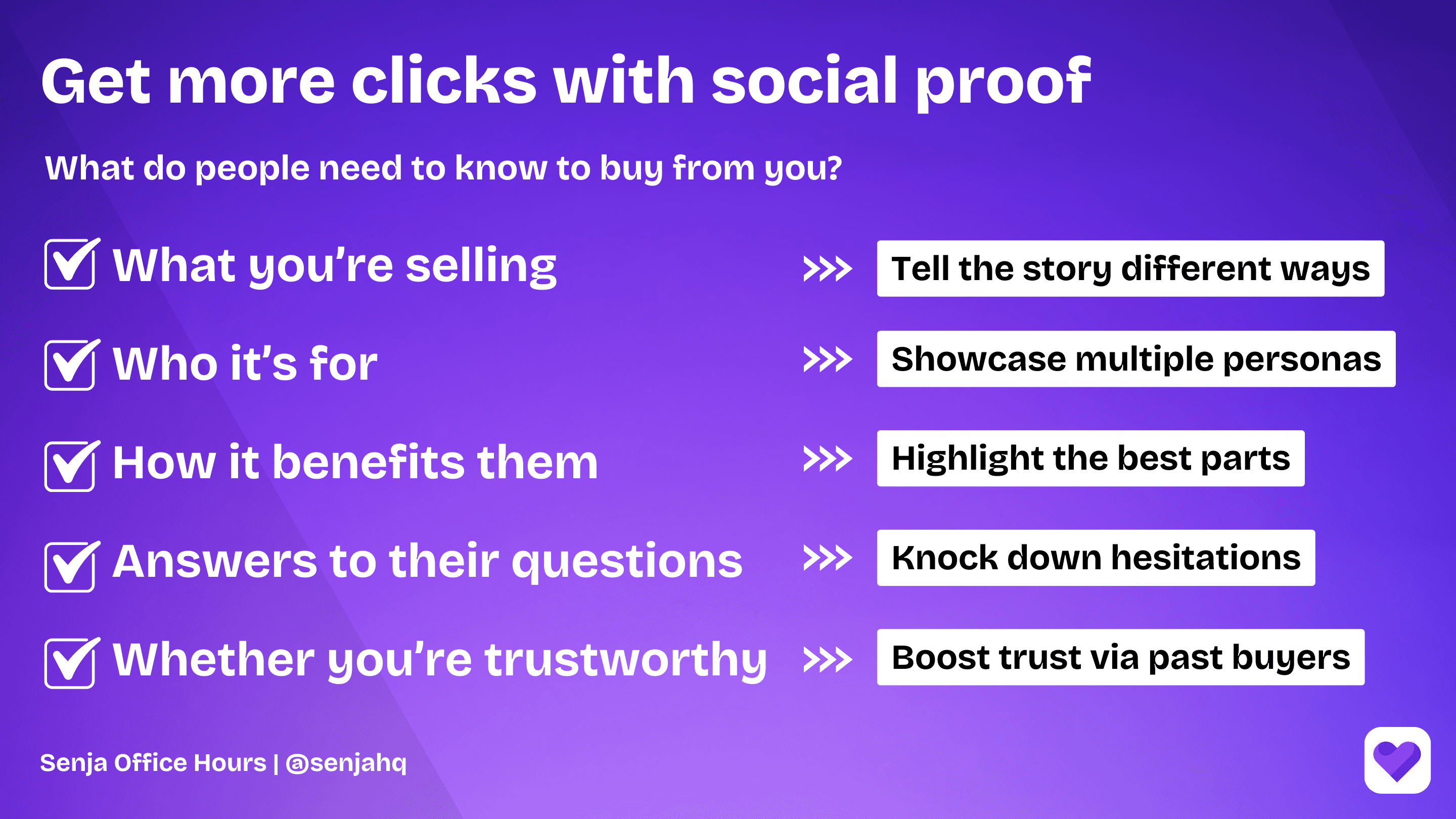 Get more clicks with testimonials and selling with social proof in your email marketing