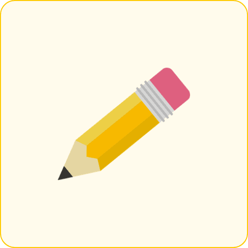 Pencil icon representing annotation and adding notes