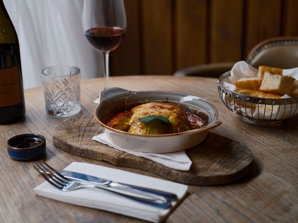 Homemade beef lasagna