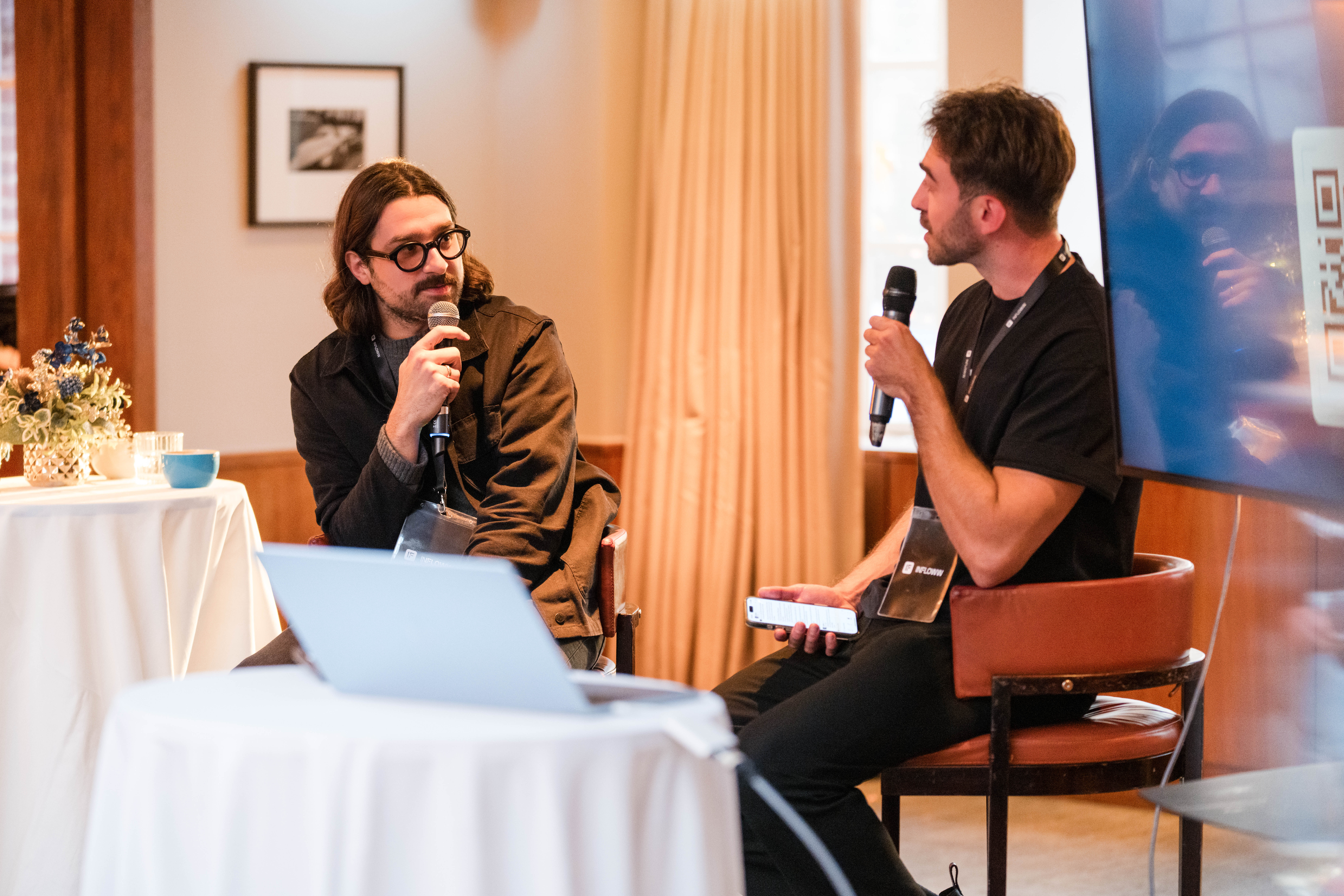 Gauthier, mym CEO, speaking at Infloww Connect London