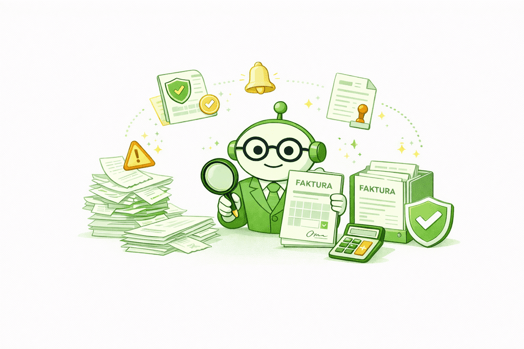 Automatyzacja faktur i dokumentów – robot księgowy analizuje stos dokumentów i kontroluje poprawność rozliczeń