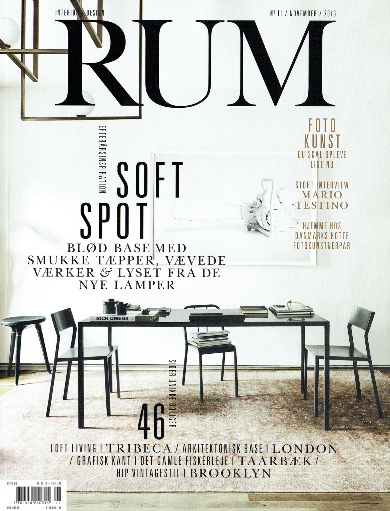 Cover of Rum magazine, November 2016 issue
