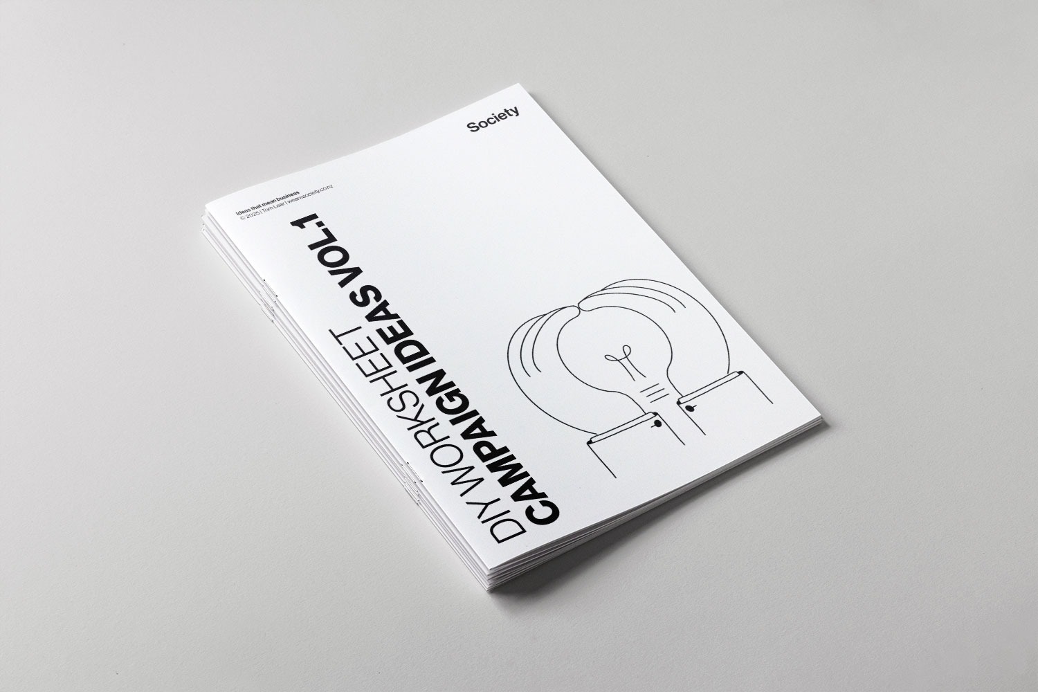 An image of a campaign ideas worksheet