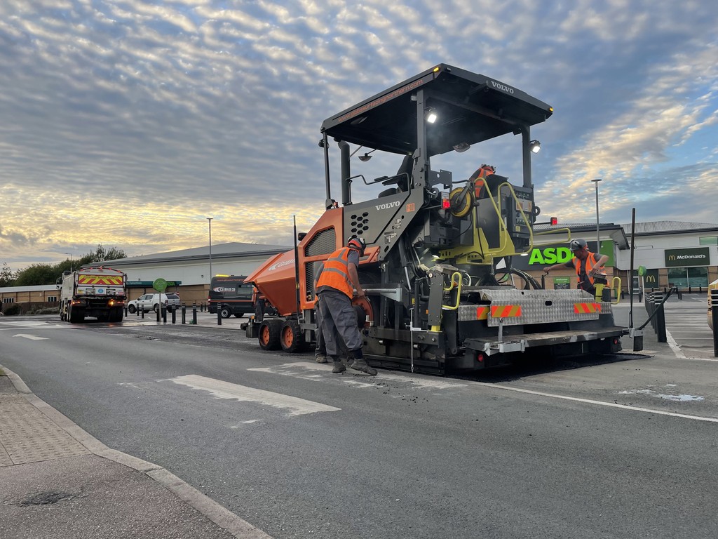 Machine lay services by Gibbs Northern Ltd