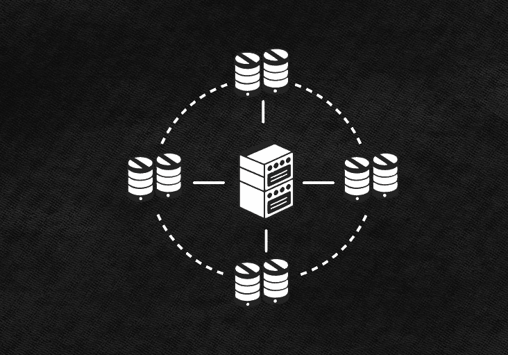 Minimal white desk with a notebook and glasses beside a blue chair