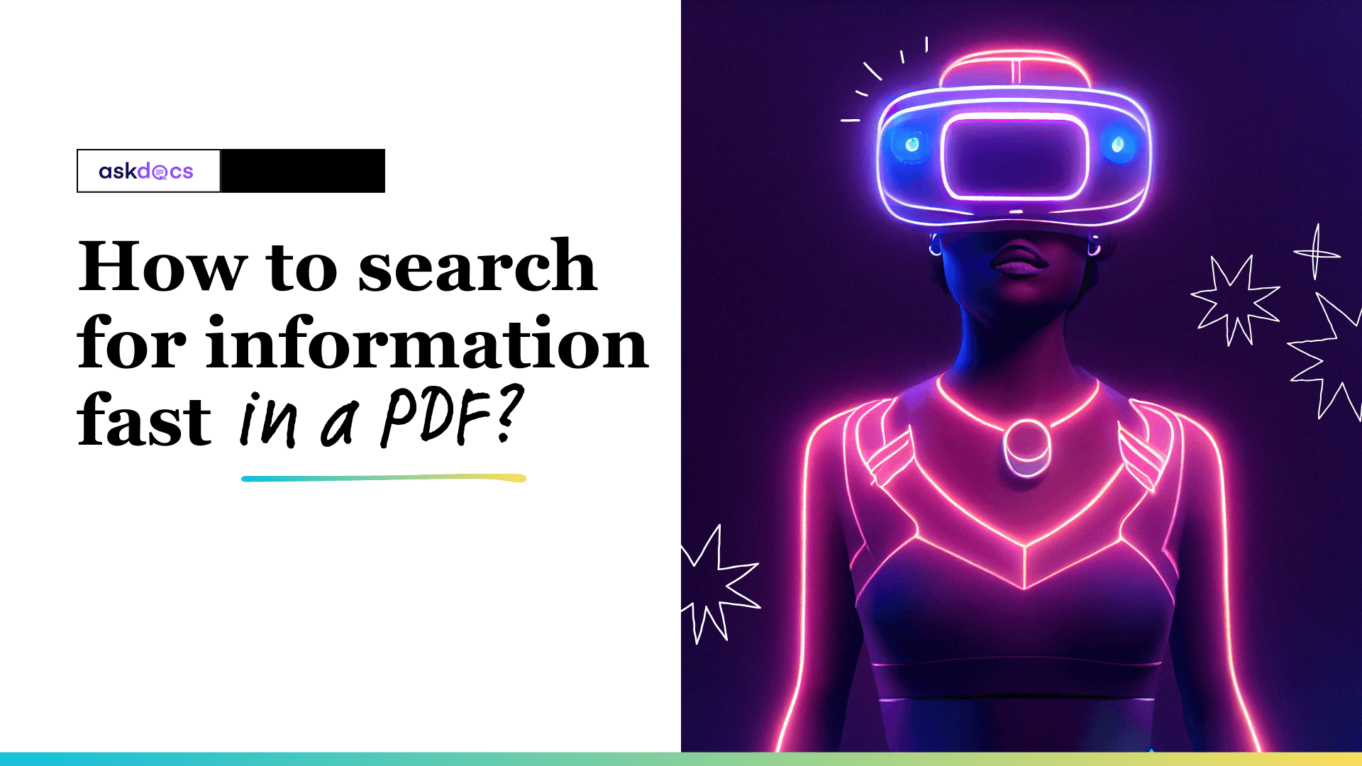 How to search information in a PDF