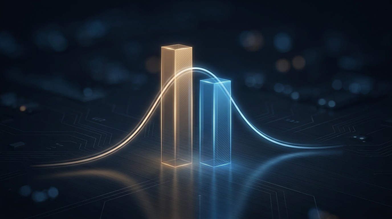 Datenvisualisierung eines A/B Test Ergebnisses mit statistischer Signifikanz