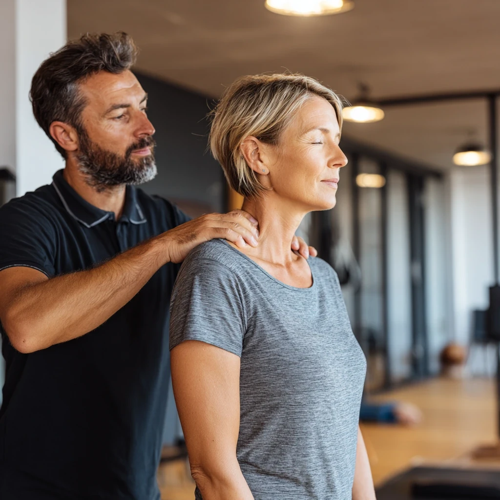 Privatpraxis für Physiotherapie in München behandelt Nackenschmerzen und Schwindel mit individueller Diagnostik und gezielter manueller Therapie für Privatpatienten
