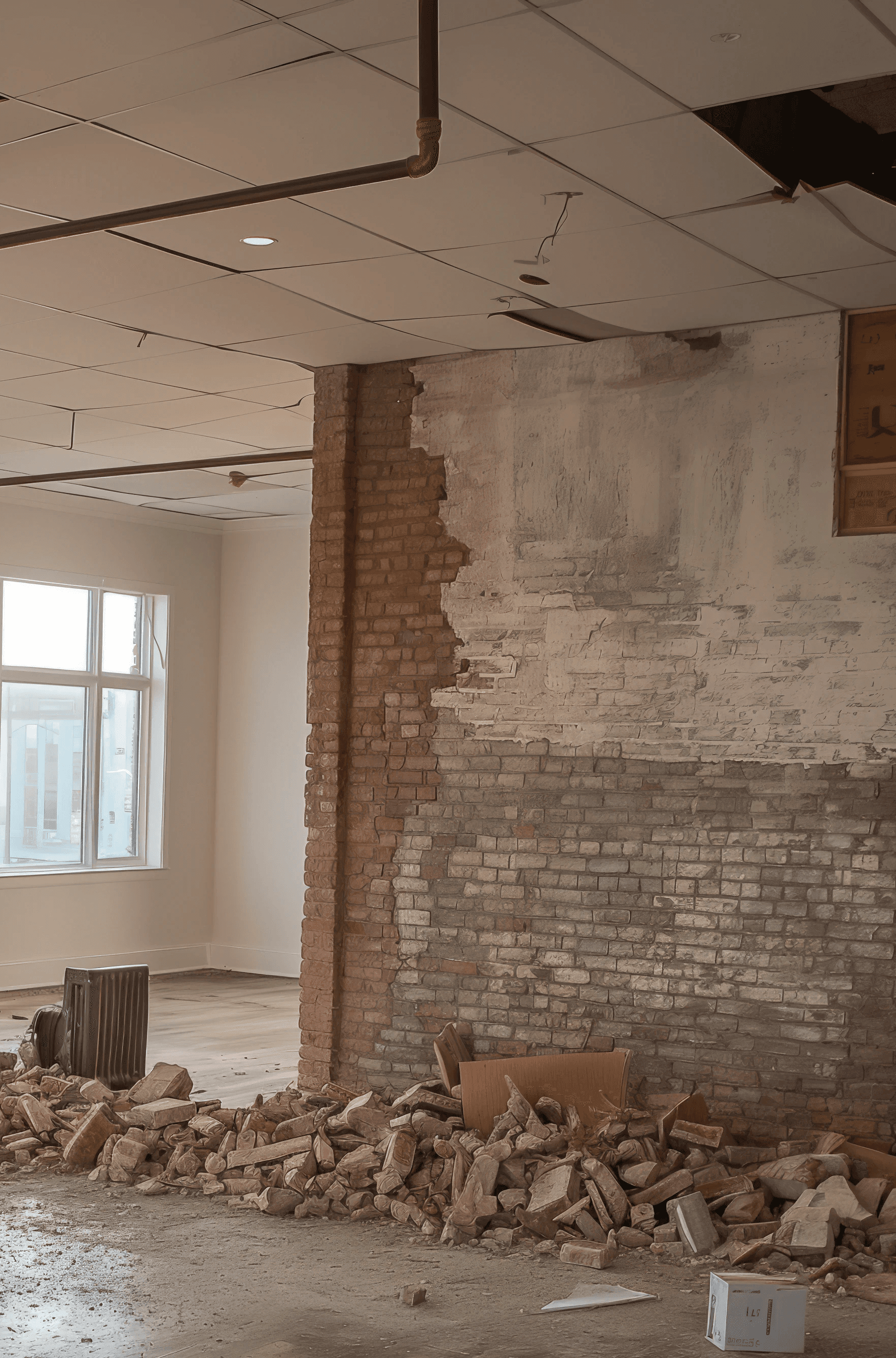 Close-up of a dark green leaf showing its textured surface and central vein against a muted background.