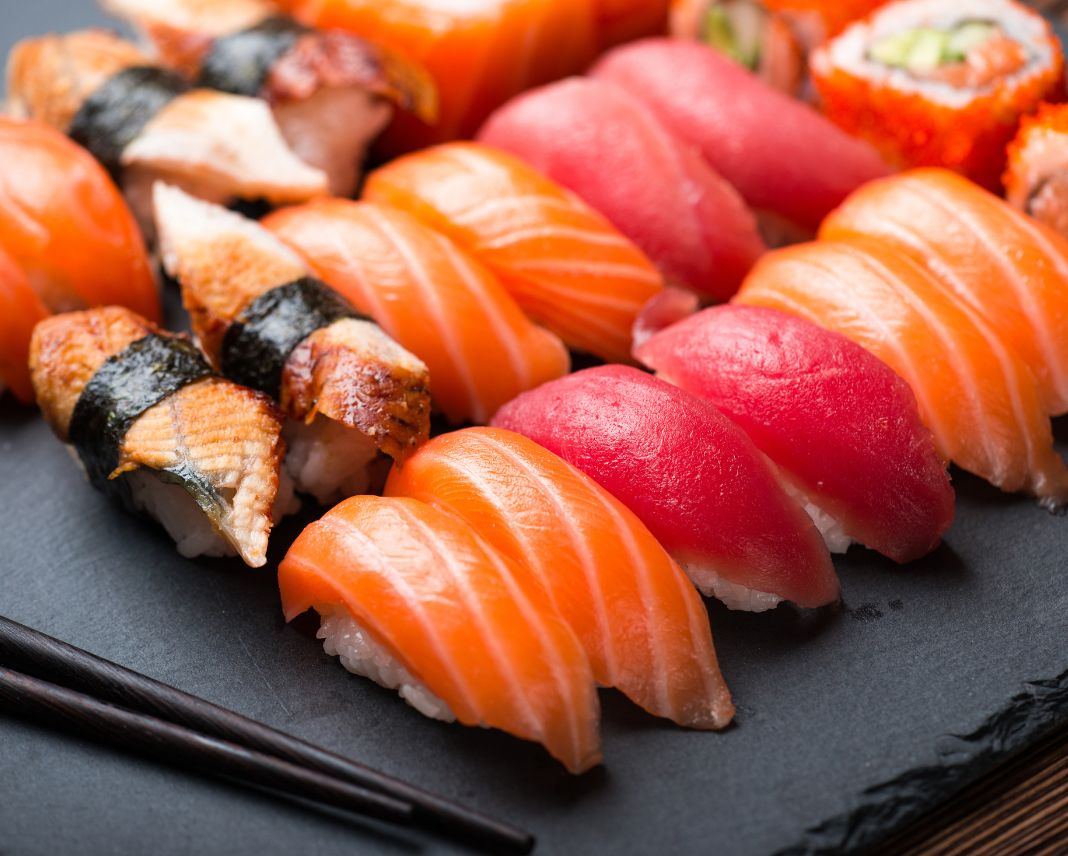 a large building with a lot of windows on top of it