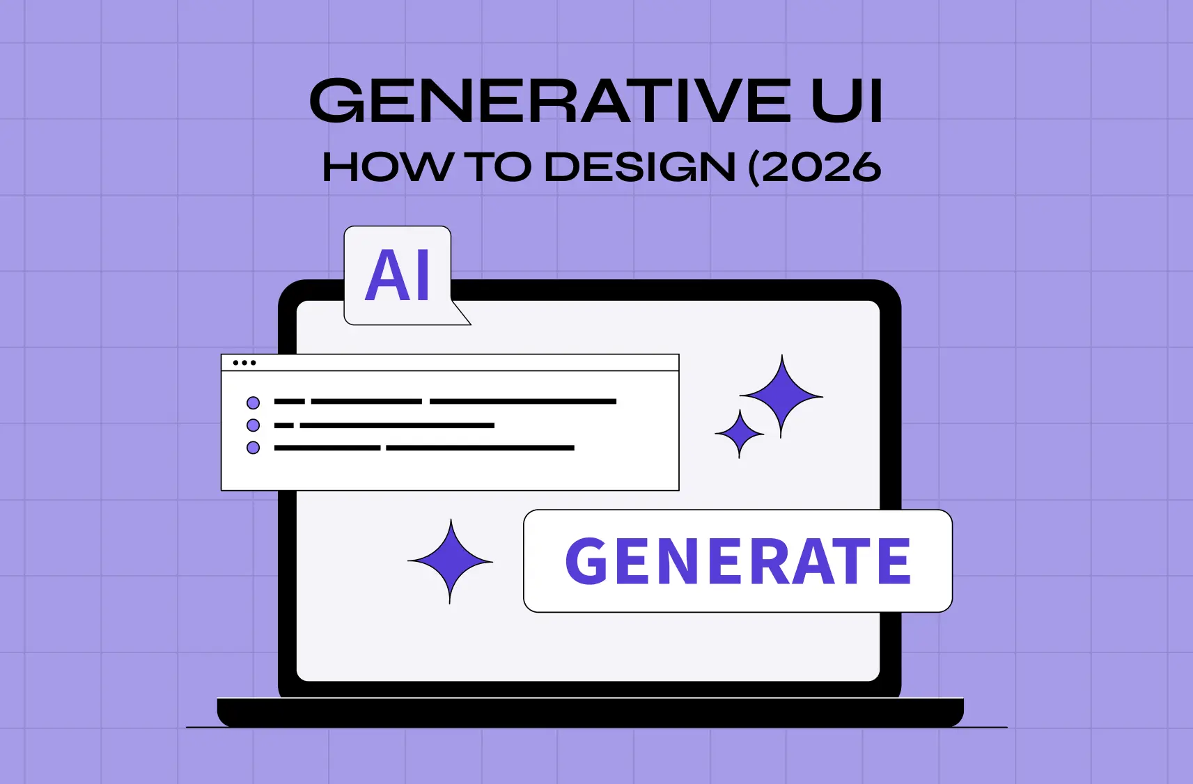 Generative UI: What It Is, How It Works, and How to Design for It (2026)