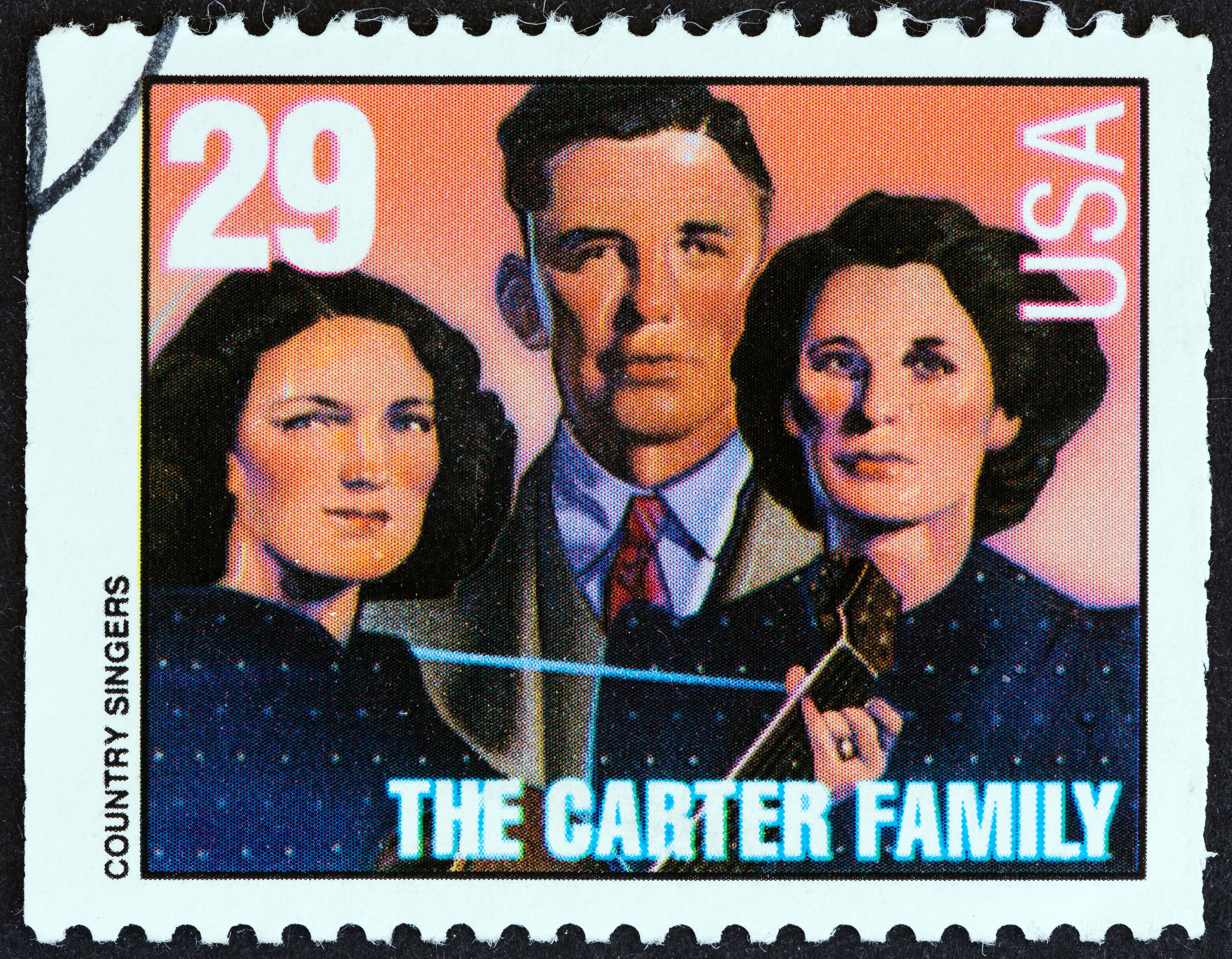 The Carter Family postage stamp