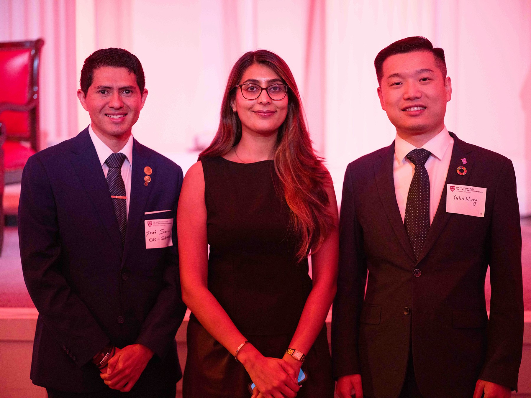 Faces of Impact President Priyanka Chahal and Yulin Wang at the Harvard University Climate Week in New York