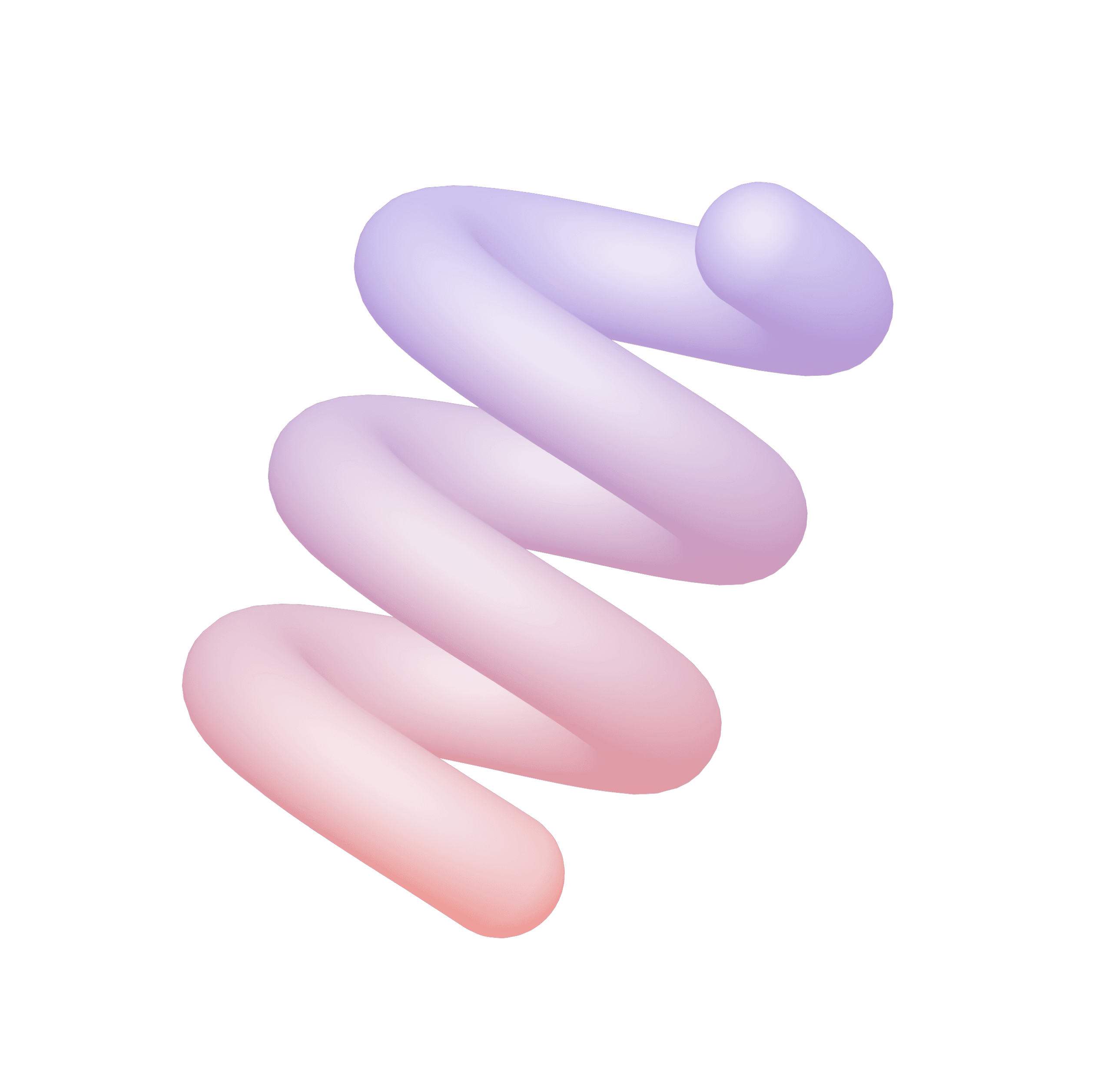 Spring shape 3D model