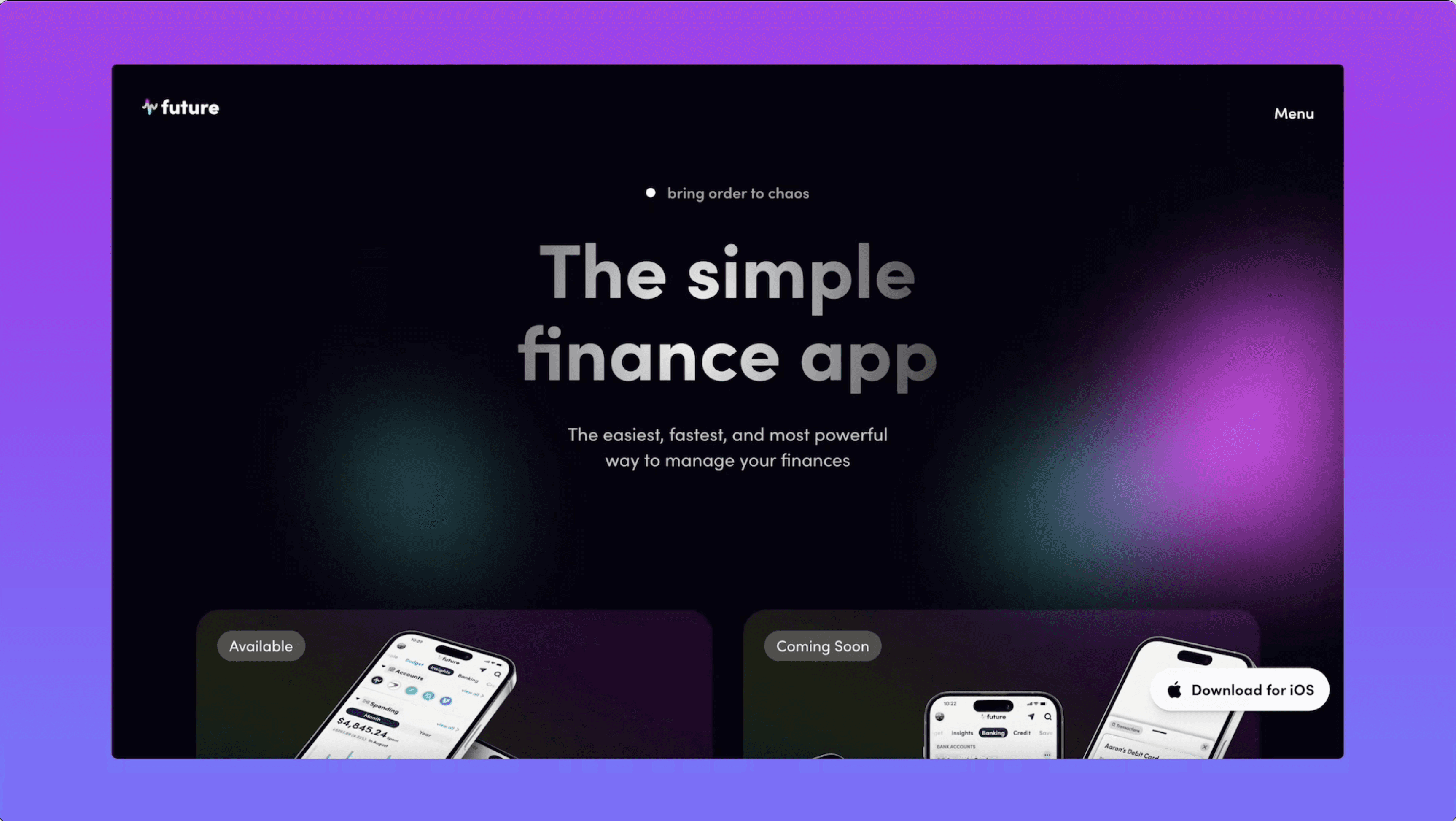 Abstract image used as a placeholder for this design project