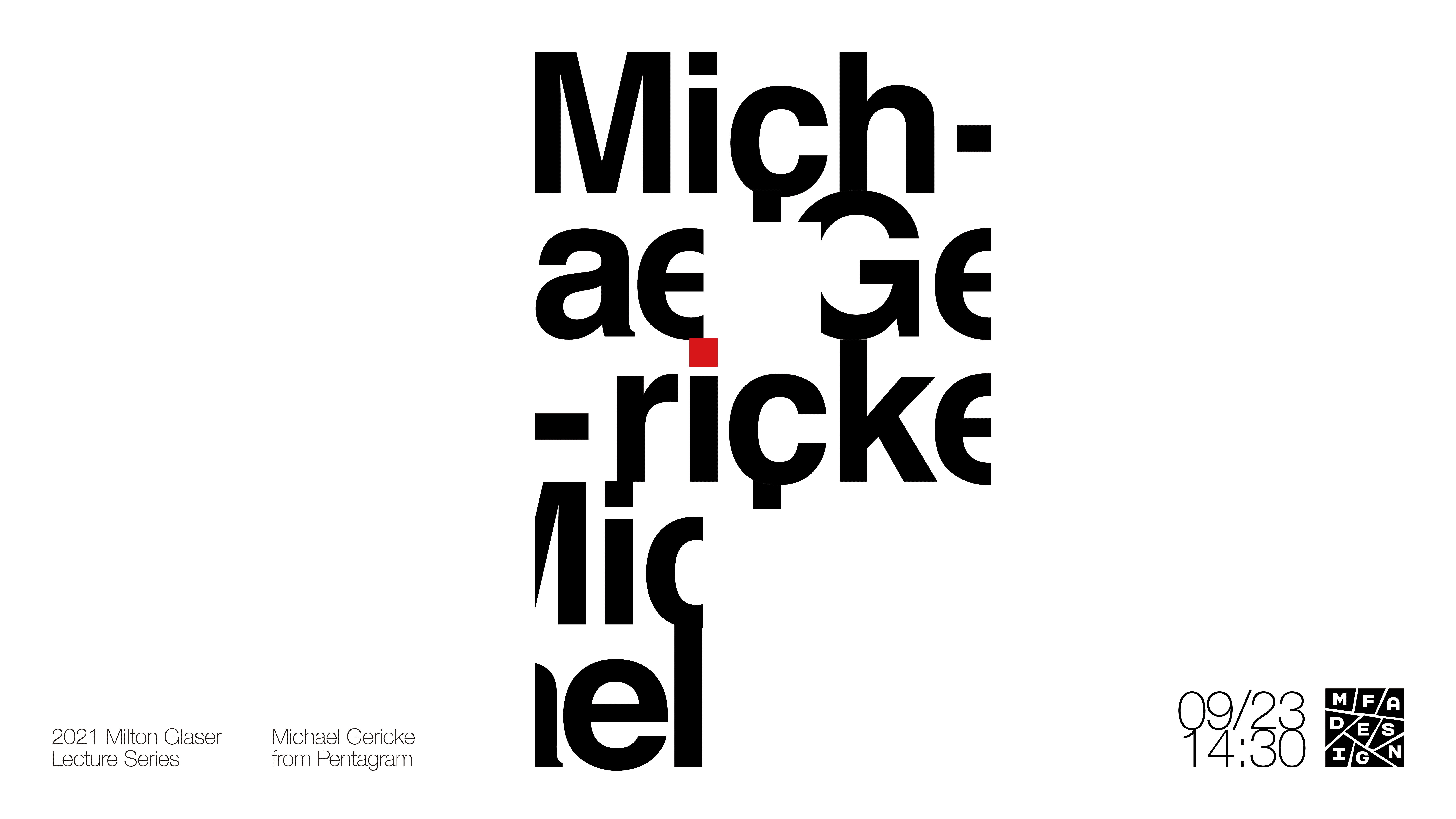 black type on white poster