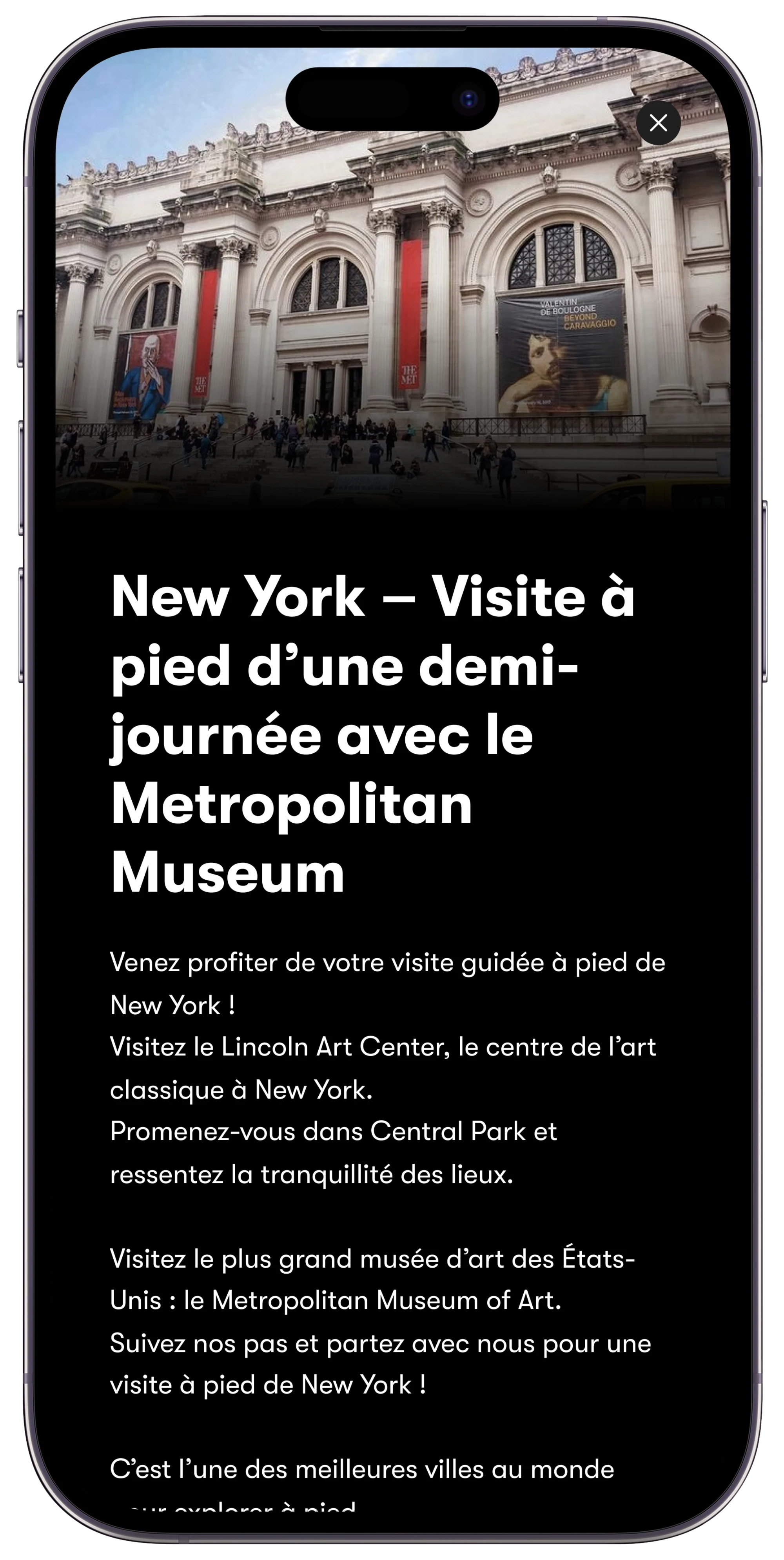 Nouveau York Enso Experience Upsell