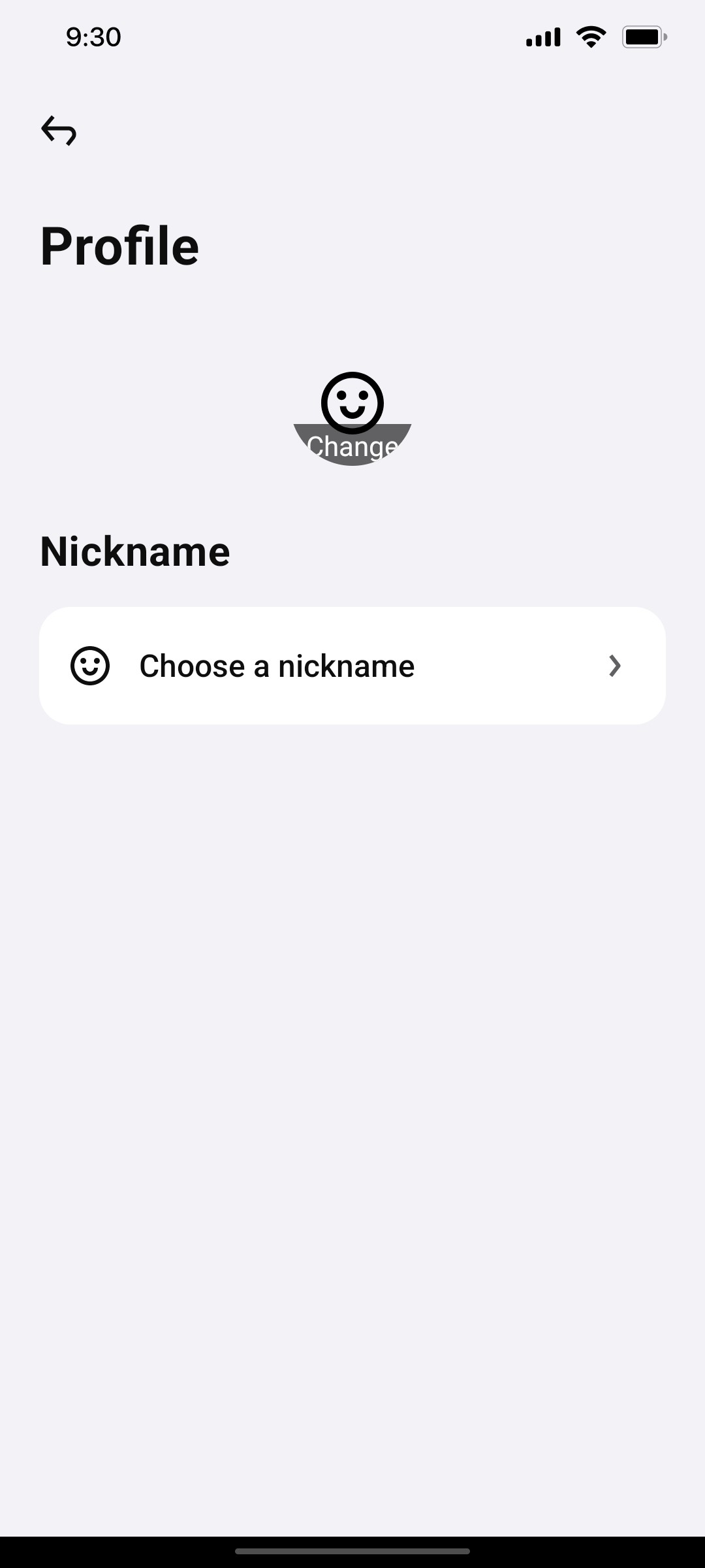 KlarnaYour Profile Screen